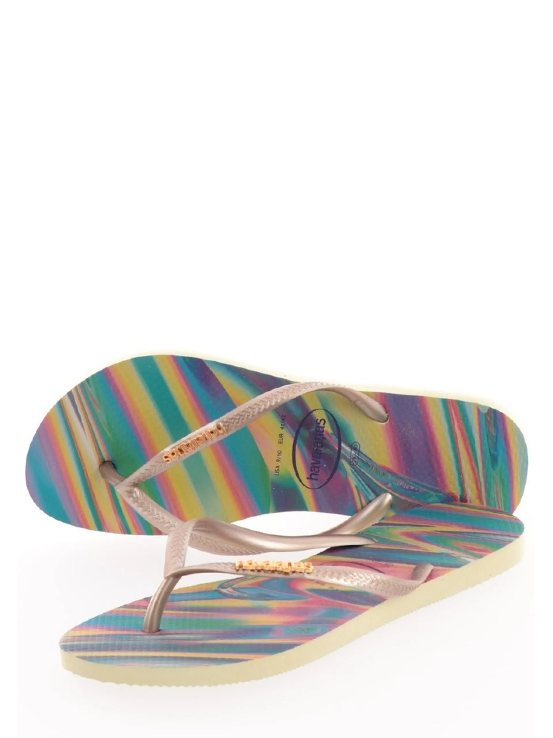 HAVAIANAS Ciabatte E Infradito*Ciabatte Donna Infradito Oro Slim Iridiscent 4147060