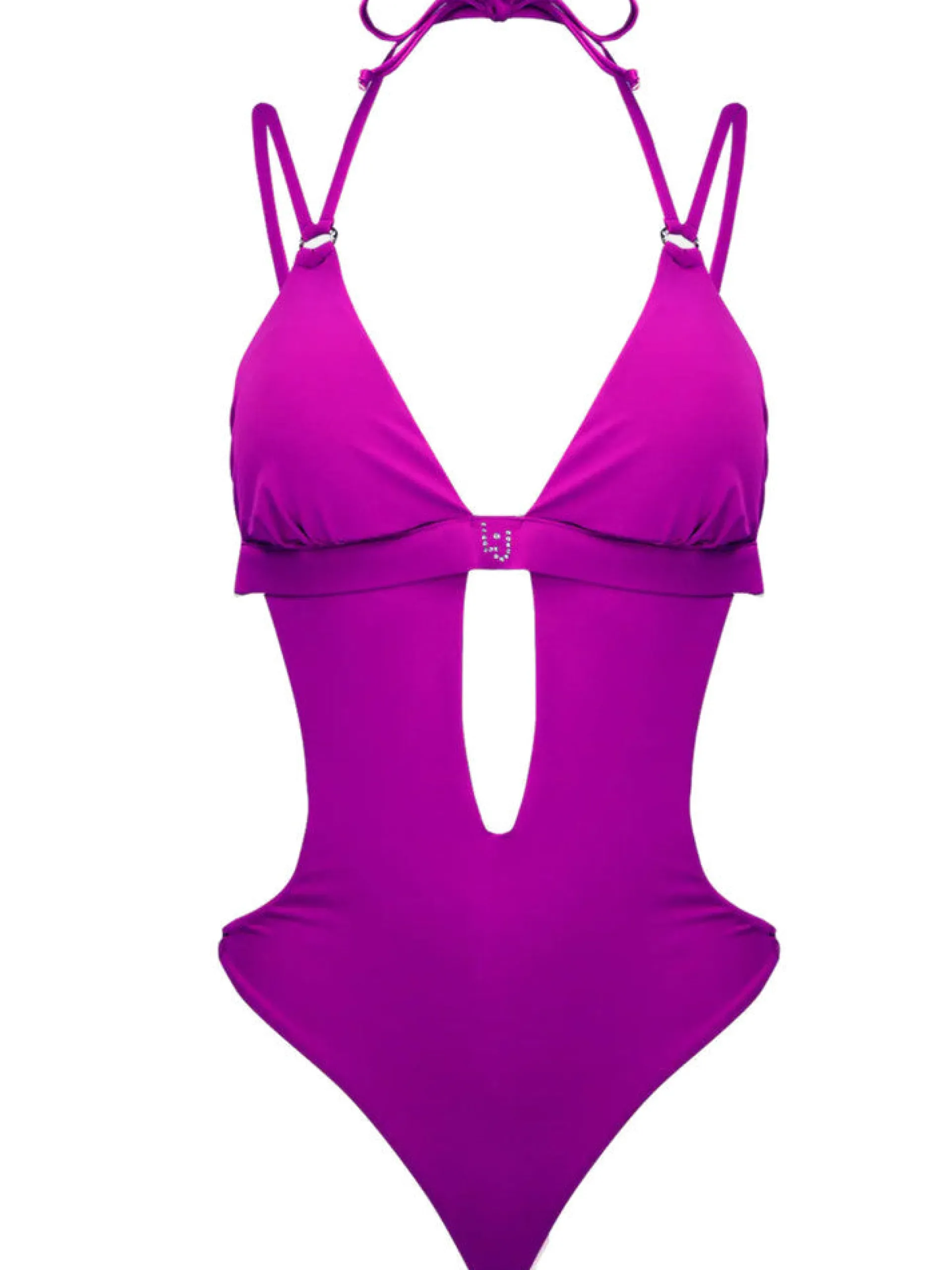 LIU JO MILANO Costumi Interi*Costume Intero Liu Jo viola da donna con scollo sulla schiena e coppette imbottite VA4162J5885