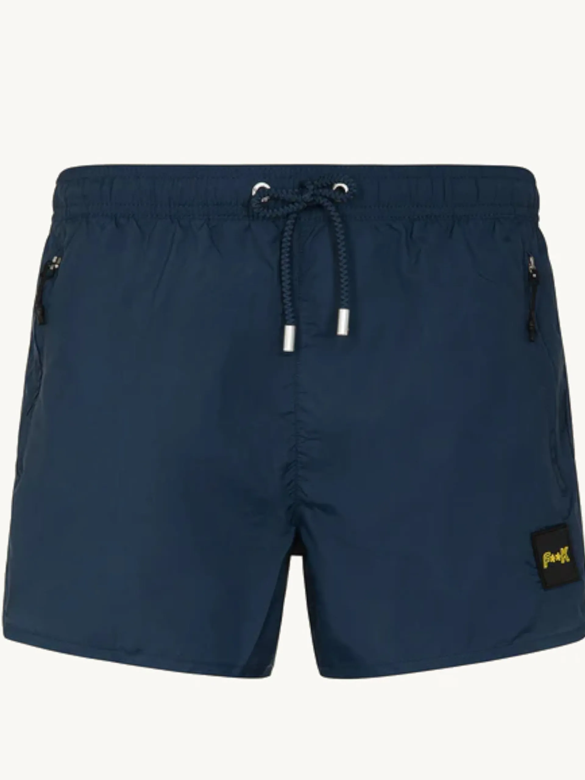 EFFEK Boxer*Costume mare blu da uomo patch gommato M01BU03