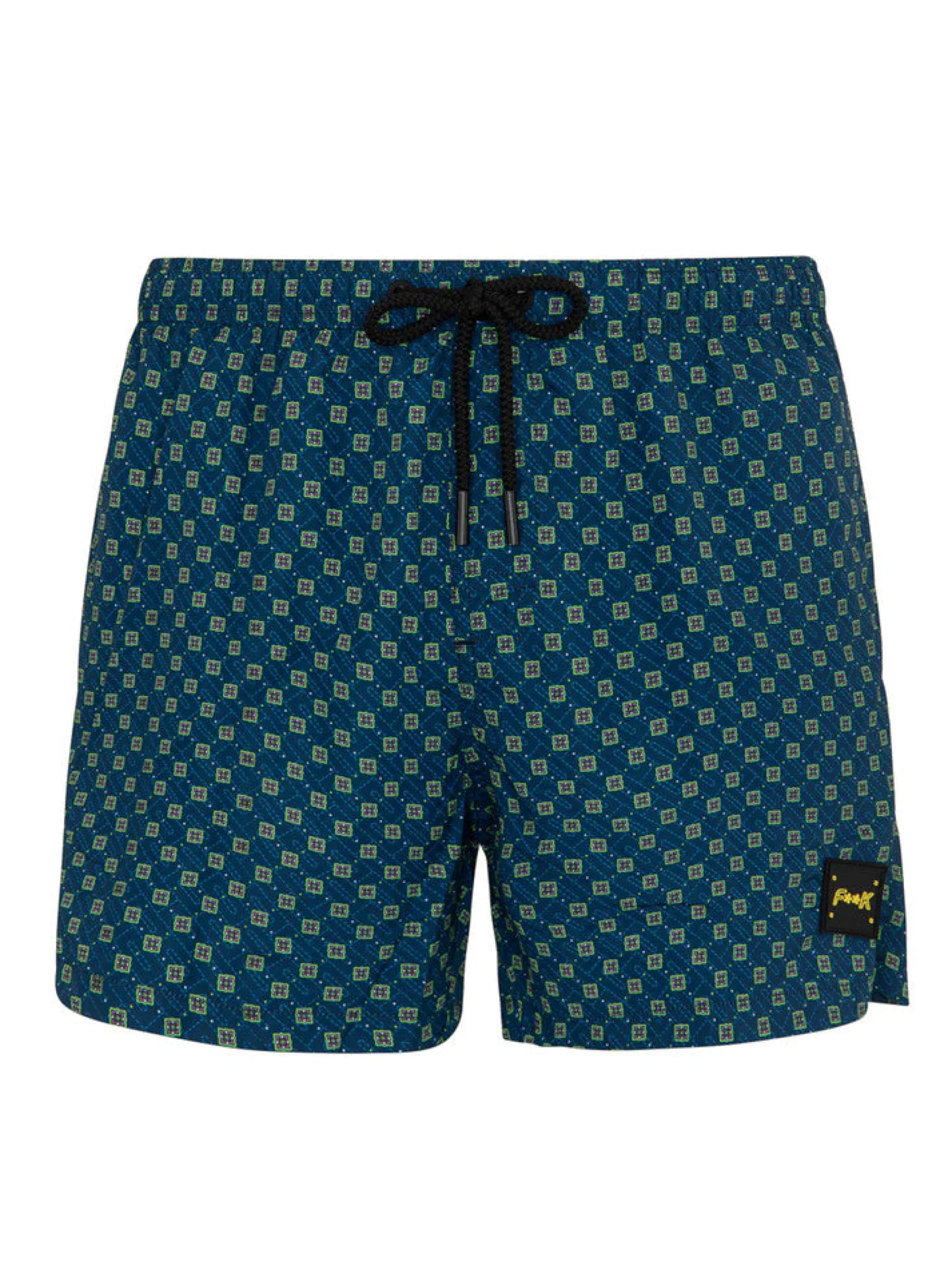 EFFEK Boxer*Costume mare blu fiori da uomo 2070