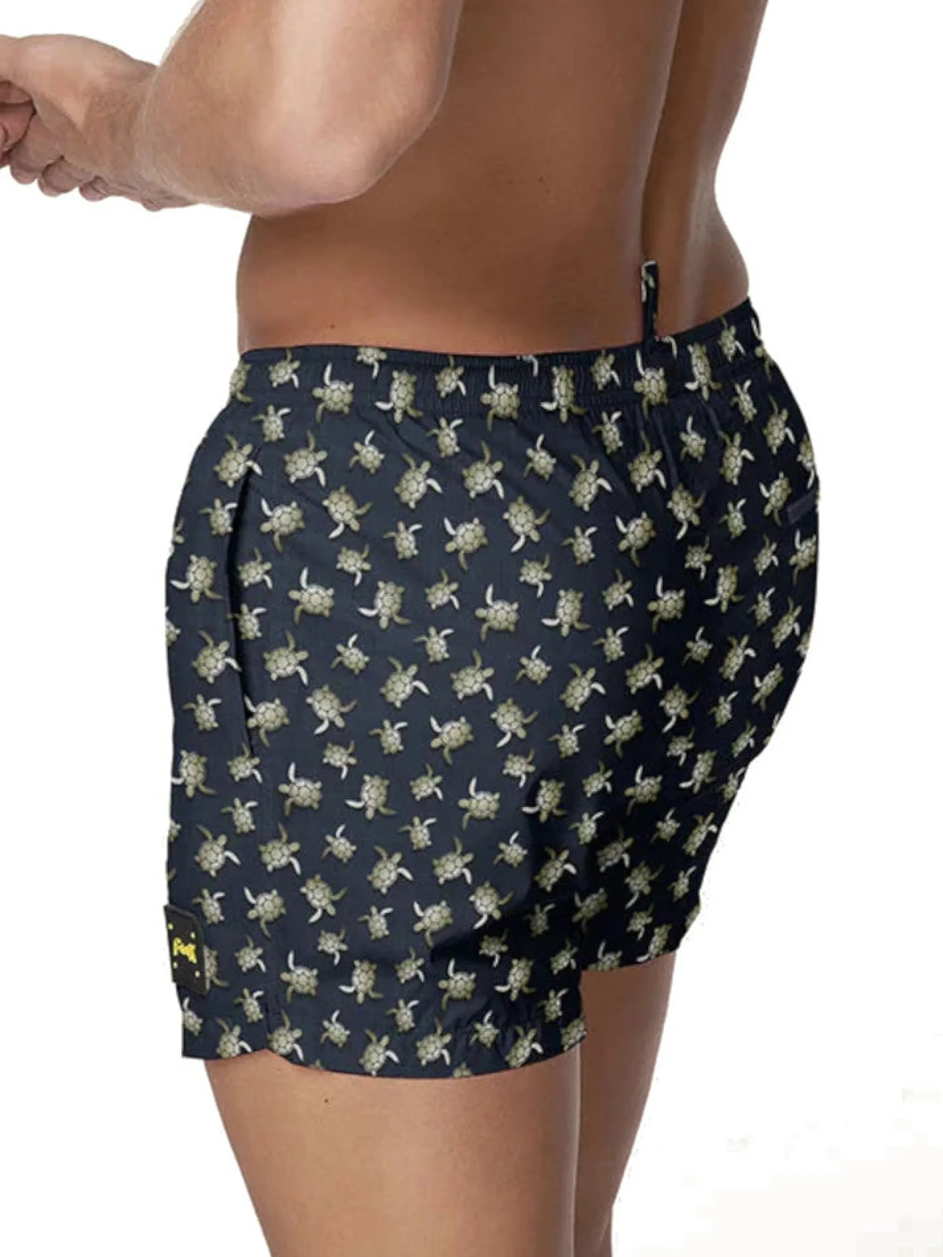 EFFEK Boxer*Costume mare tartarughe marine blu da uomo 2040