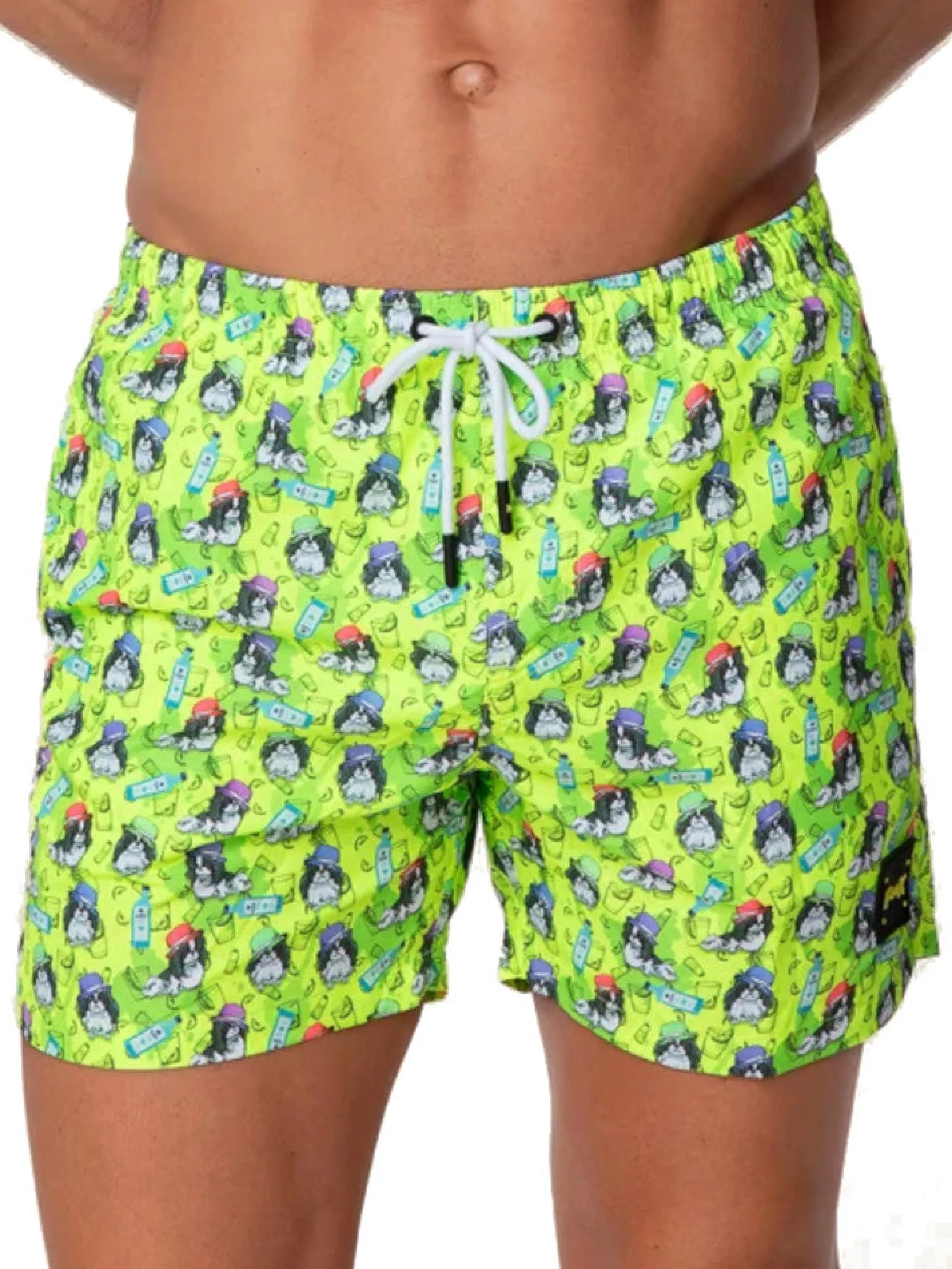 EFFEK Boxer*Costume mare urban giallo da uomo 2060