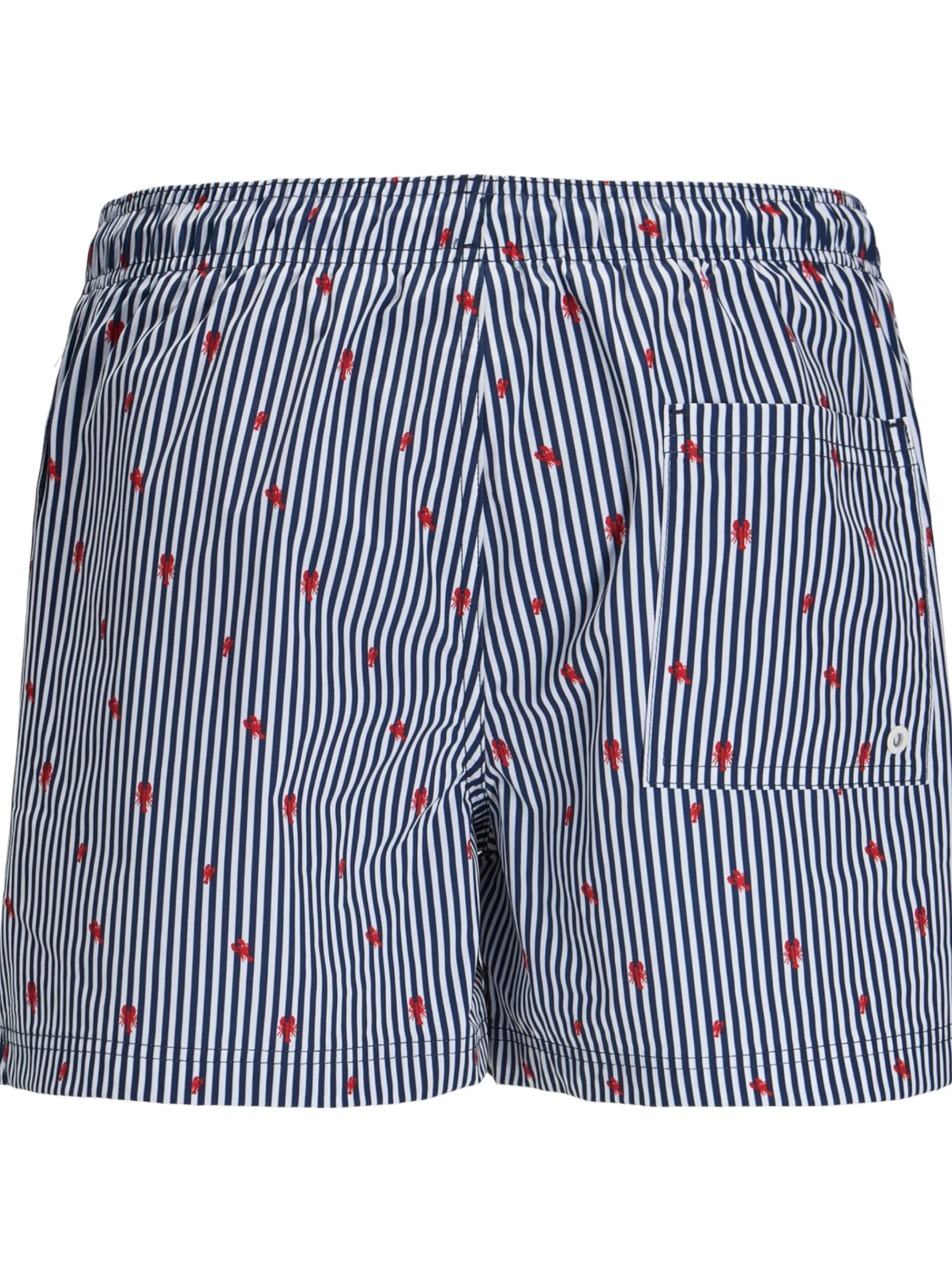 JACK&JONES Boxer*Costume mare Jack Jones blu a righe da uomo con aragoste 12272933