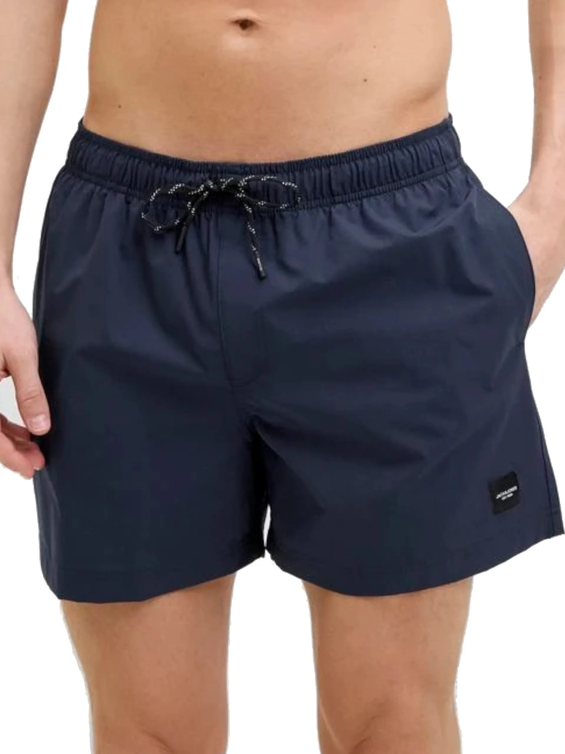 JACK&JONES Boxer*Costume mare Jack Jones blu navy da uomo patch cucito 12272776