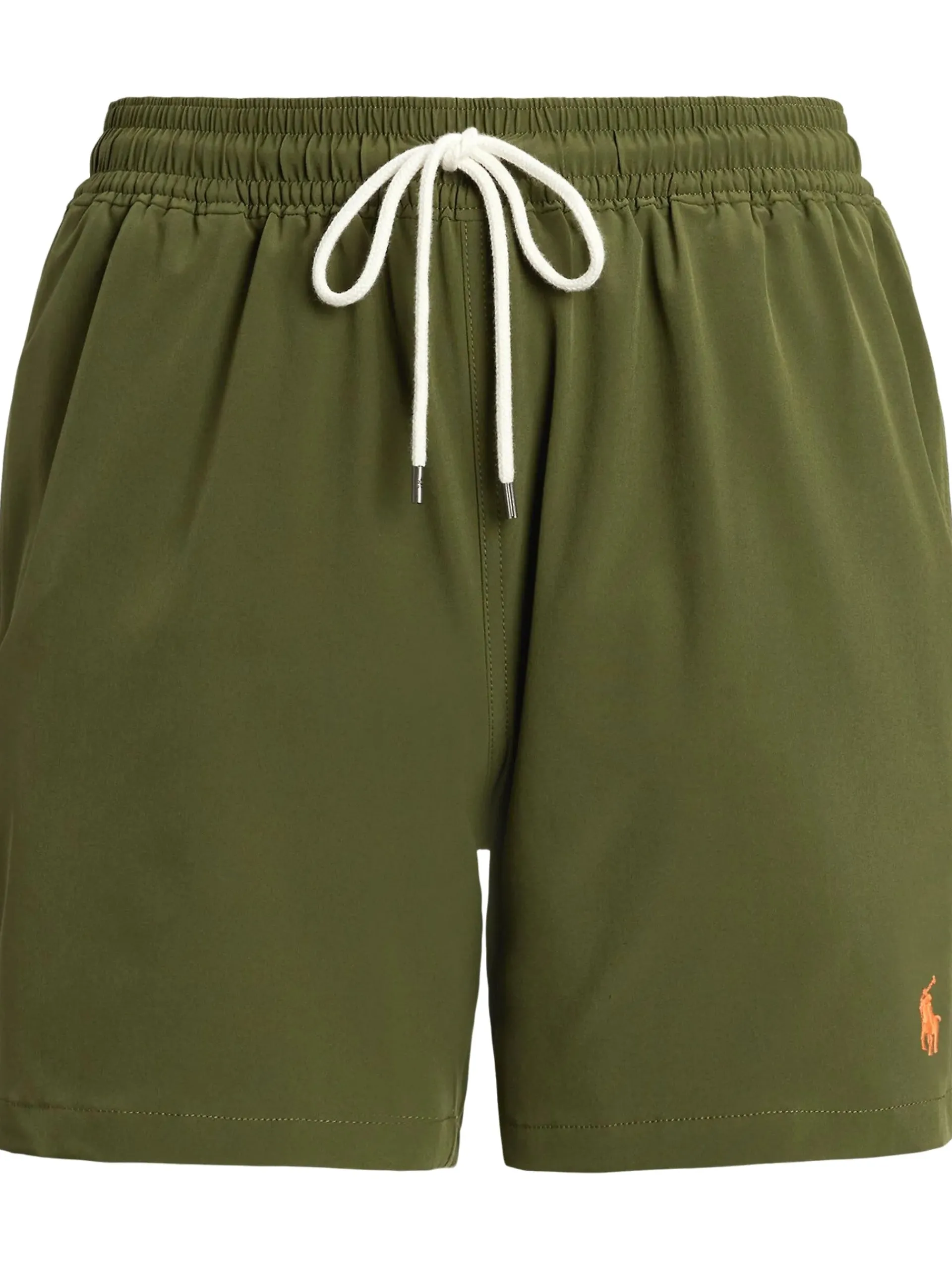 RALPH LAUREN Boxer*Costume mare verde militare da uomo logo ricamato 710957782
