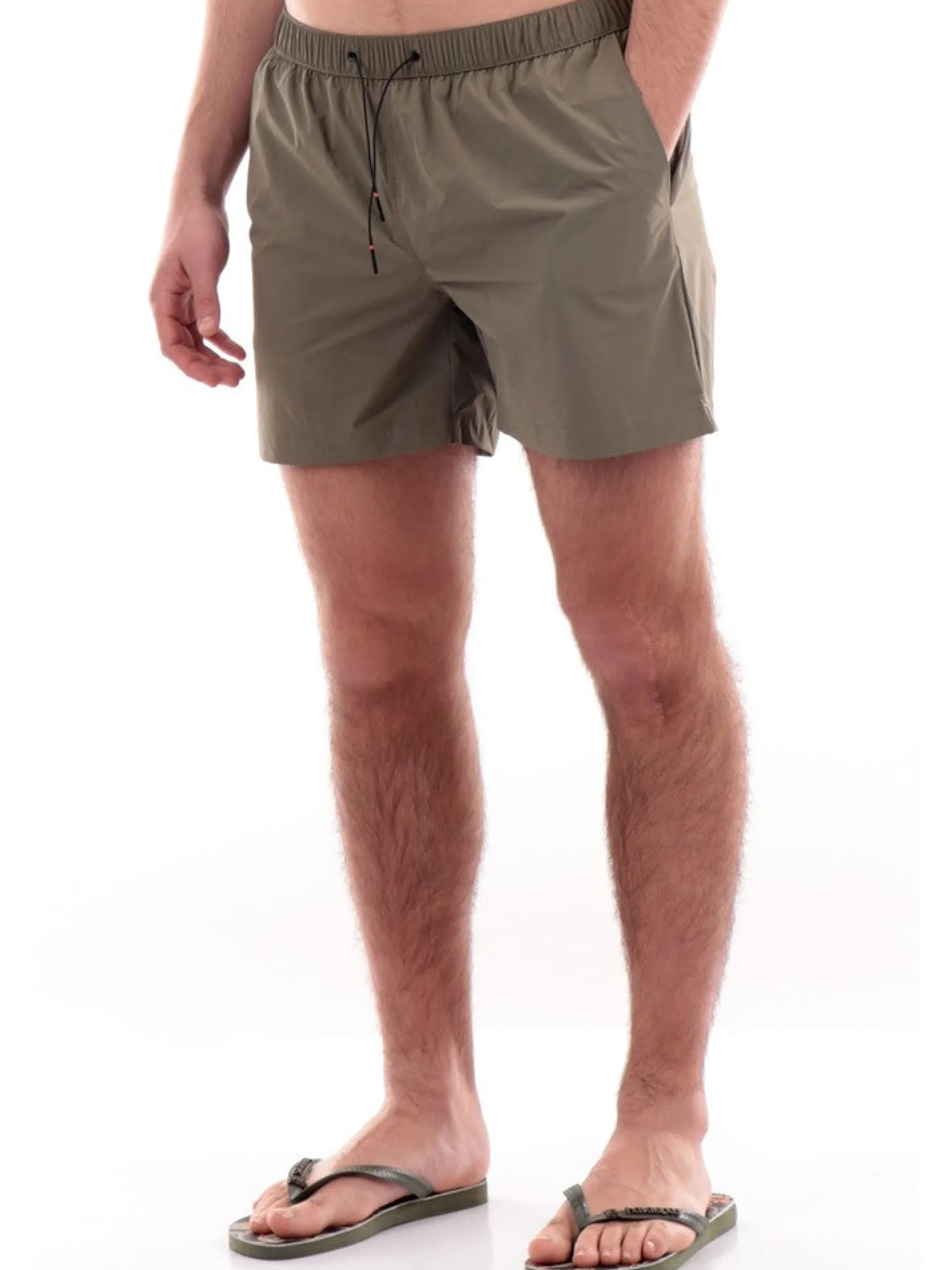 RRD Boxer*Costume mare verde militare da uomo, modello Urban Tramontana 23256