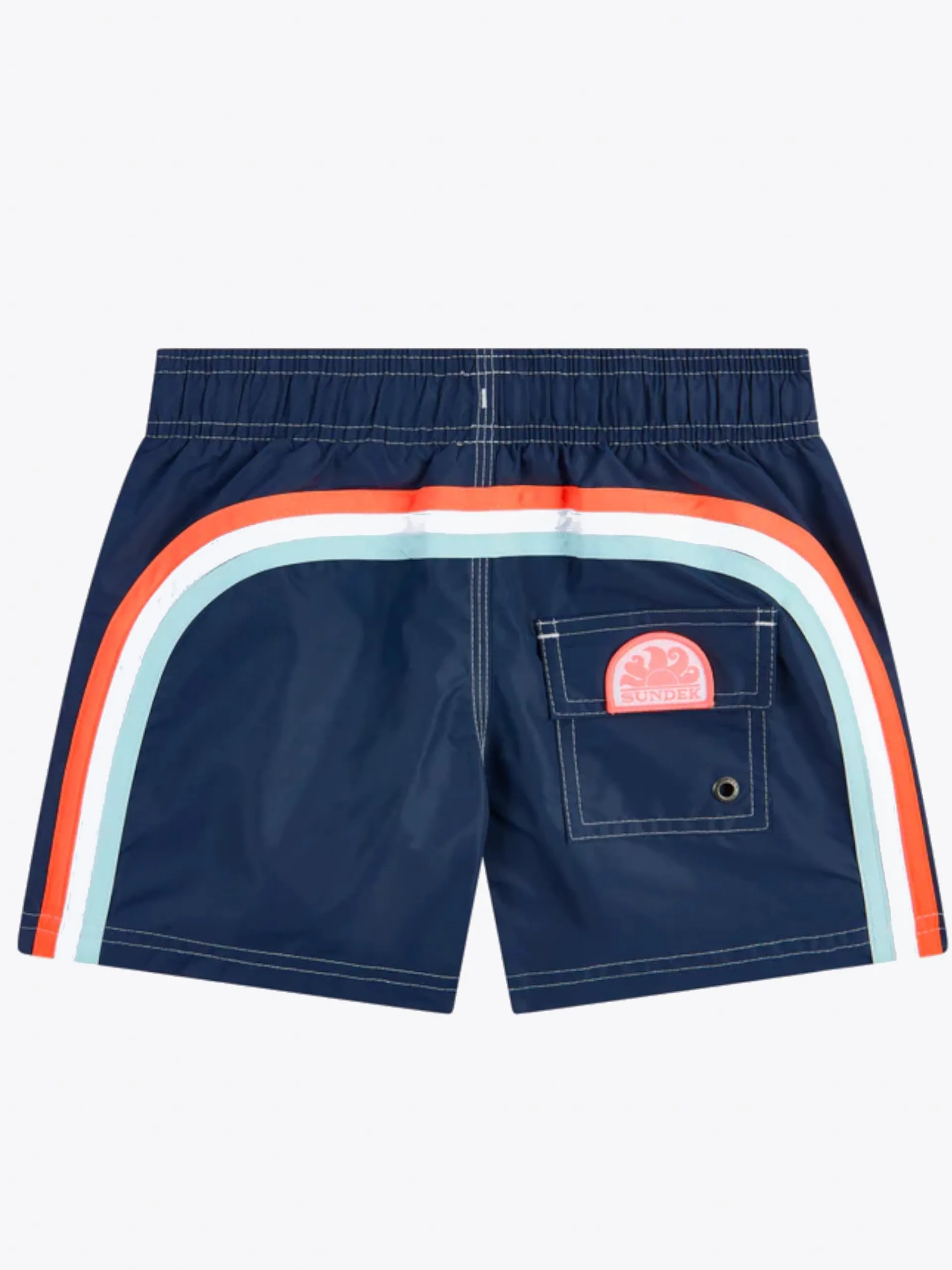 SUNDEK Costumi*Costume mare blu navy da uomo Boardshort B504BDTA100007
