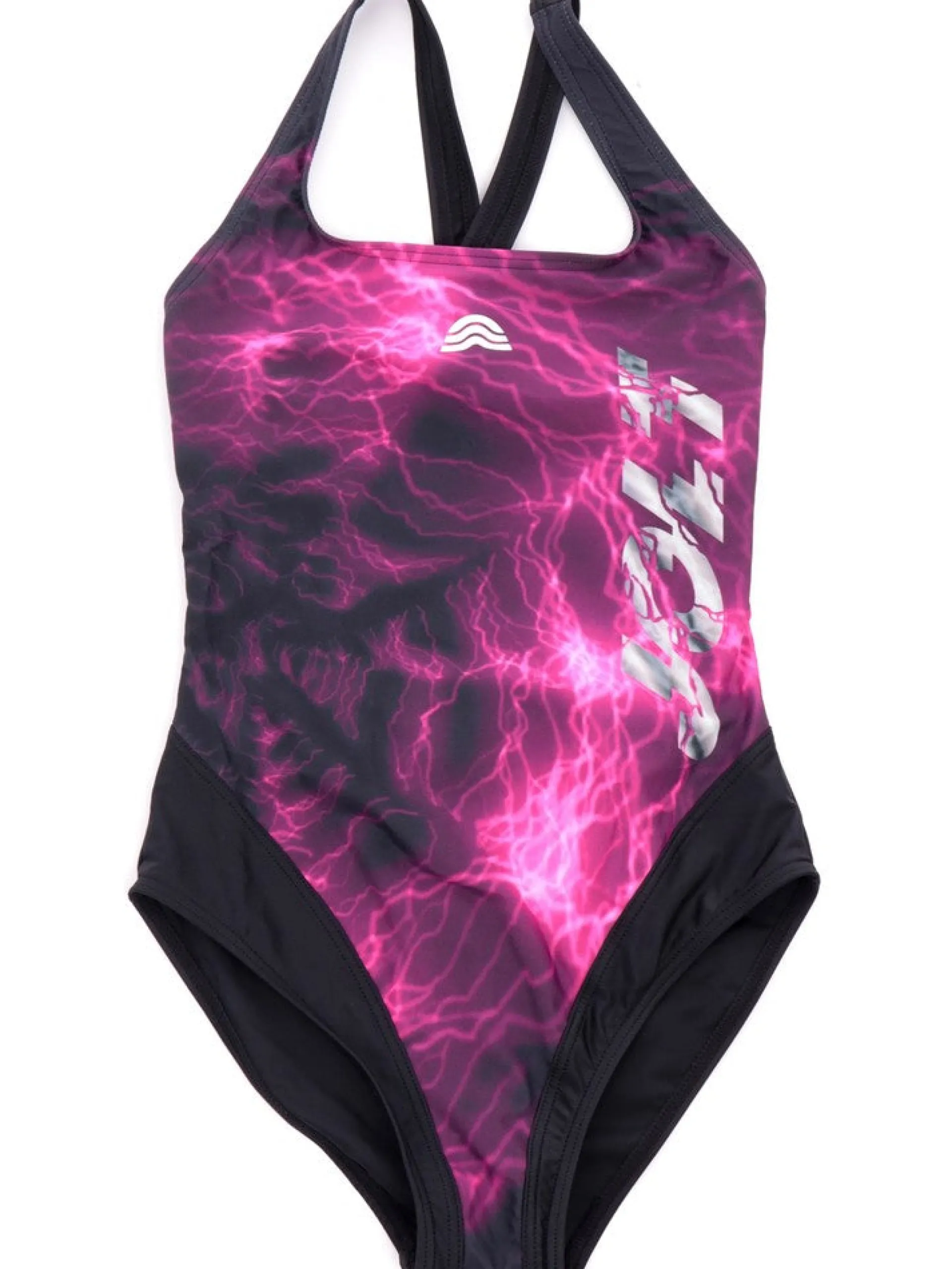 AQUARAPID Costumi*Costume piscina intero nero da bambina LIJOY