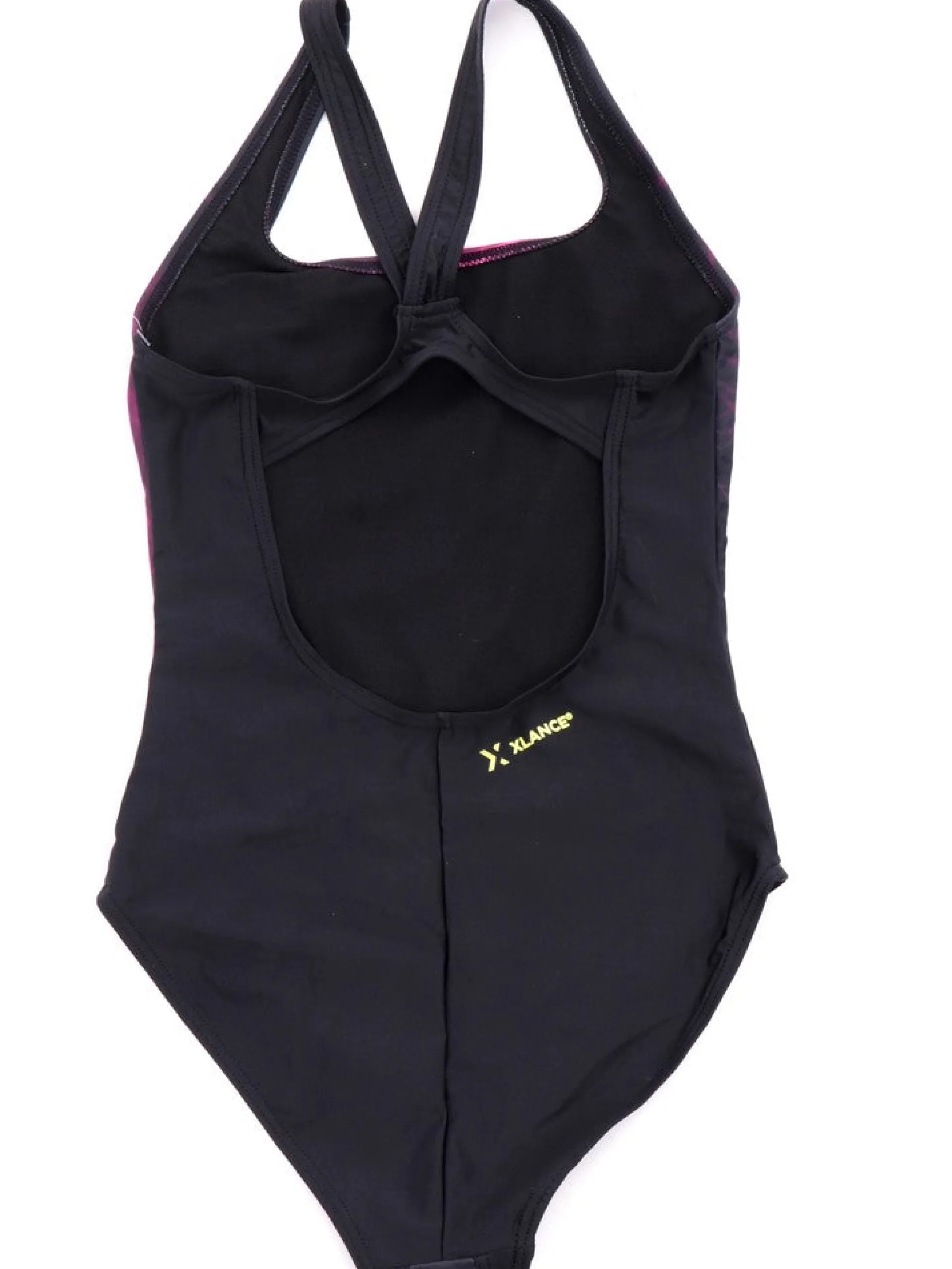 AQUARAPID Costumi*Costume piscina intero nero da bambina LIJOY