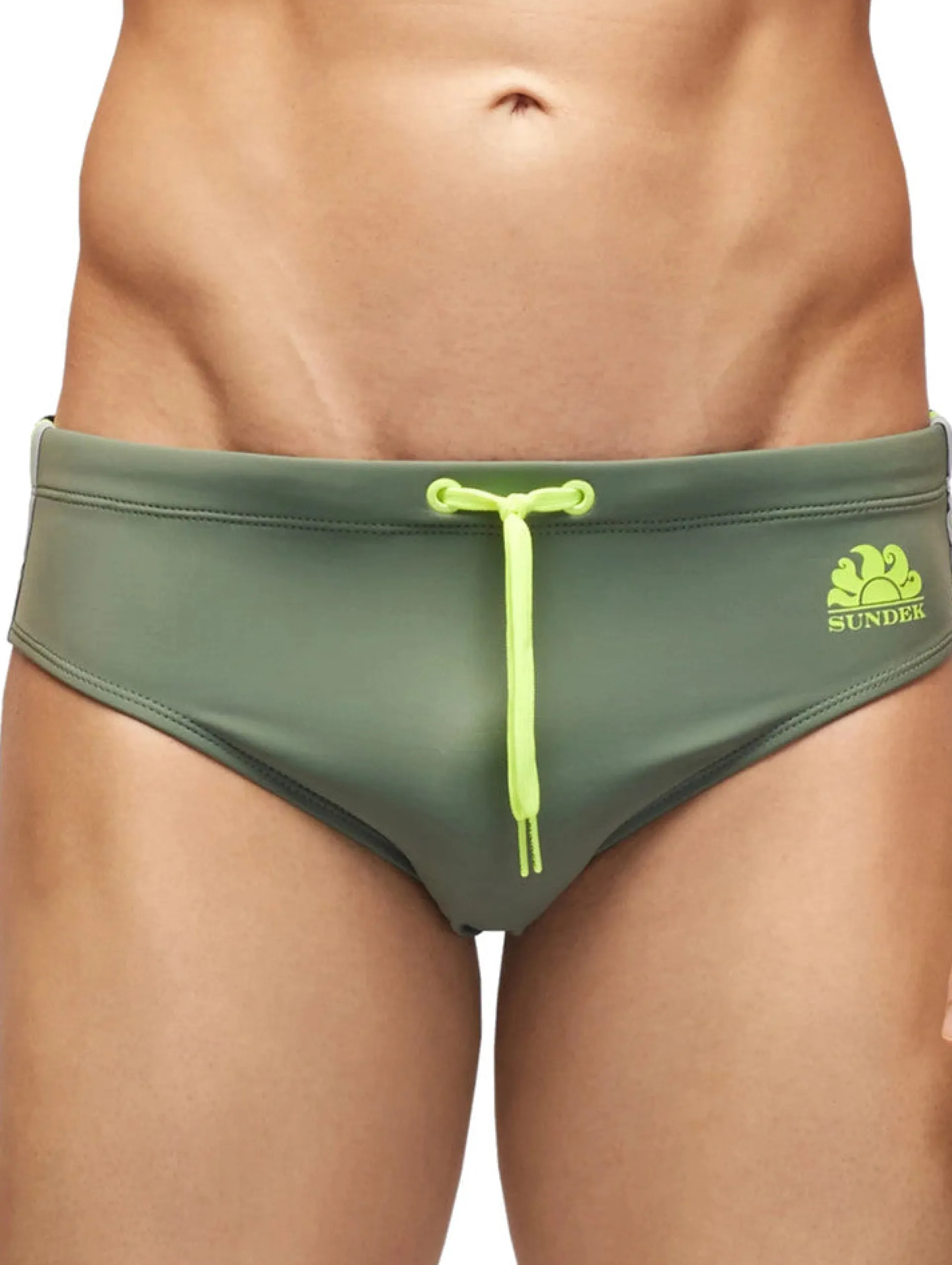 SUNDEK Slip*Costume slip verde da uomo M279SSL3000