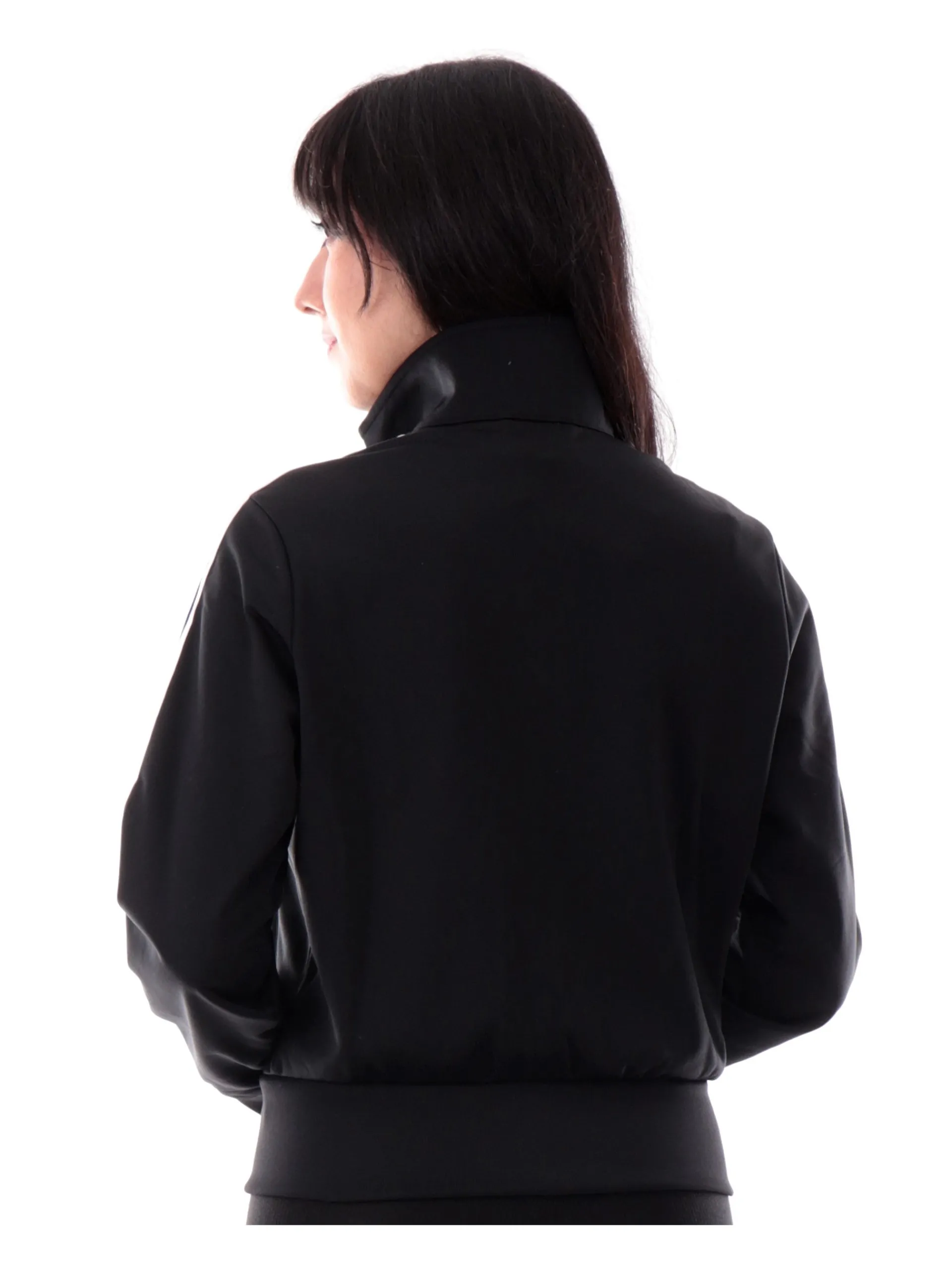 ADIDAS ORIGINALS Felpe*Felpa Adidas nera da donna full zip 3Stripes IL8764