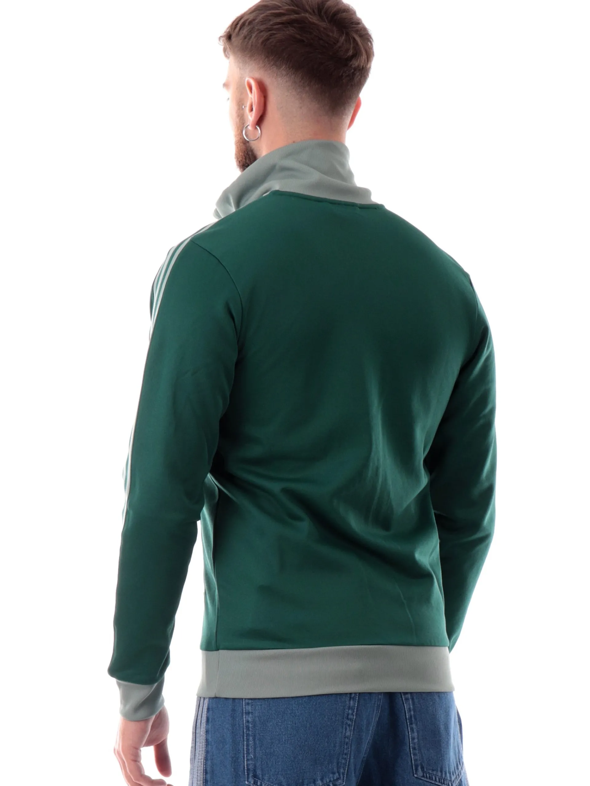ADIDAS ORIGINALS Felpe*Felpa Adidas Verde da uomo 3 stripes JP2520