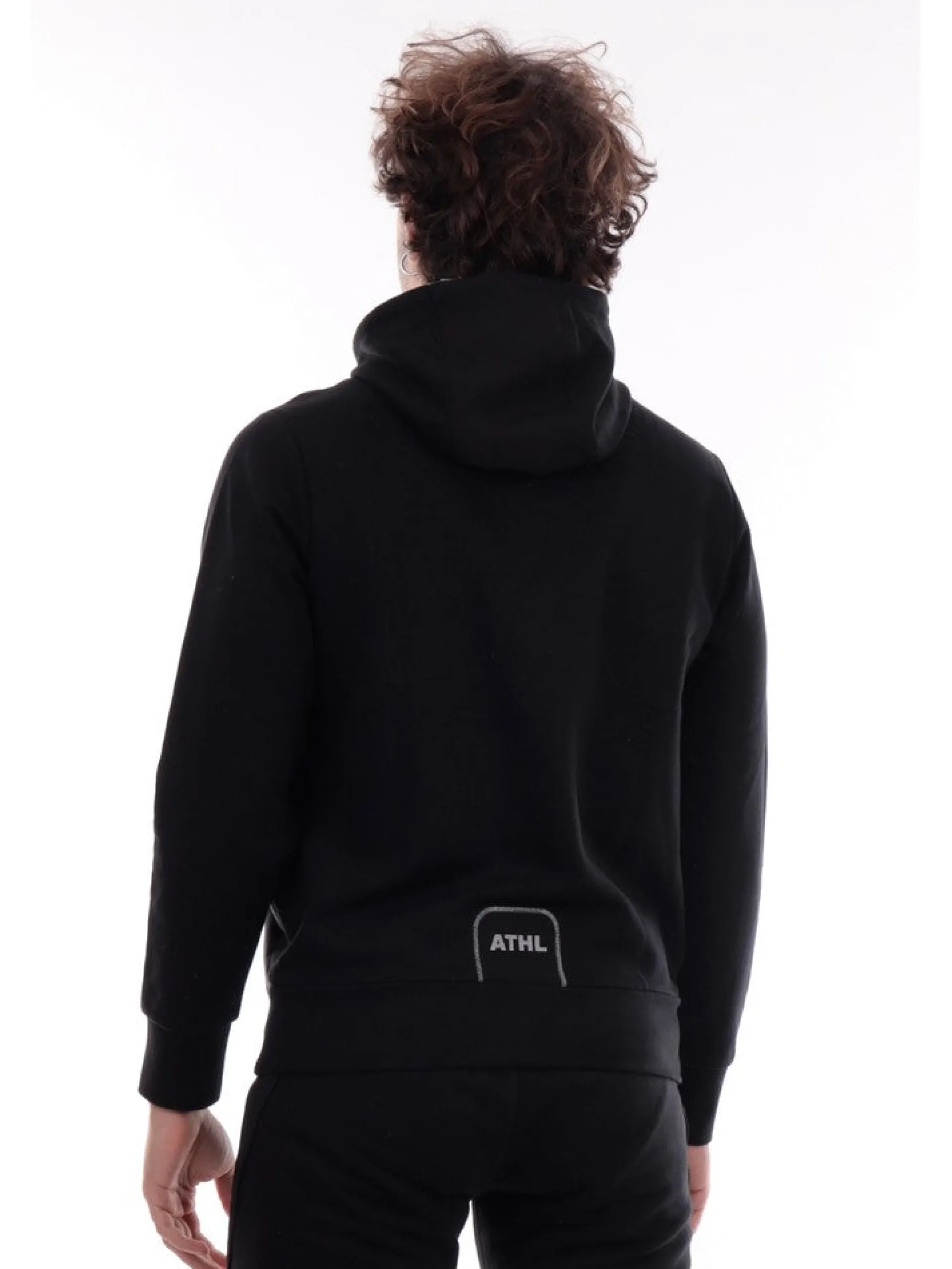 ADMIRAL Felpe*Felpa Athletic Nera da Uomo AD2665