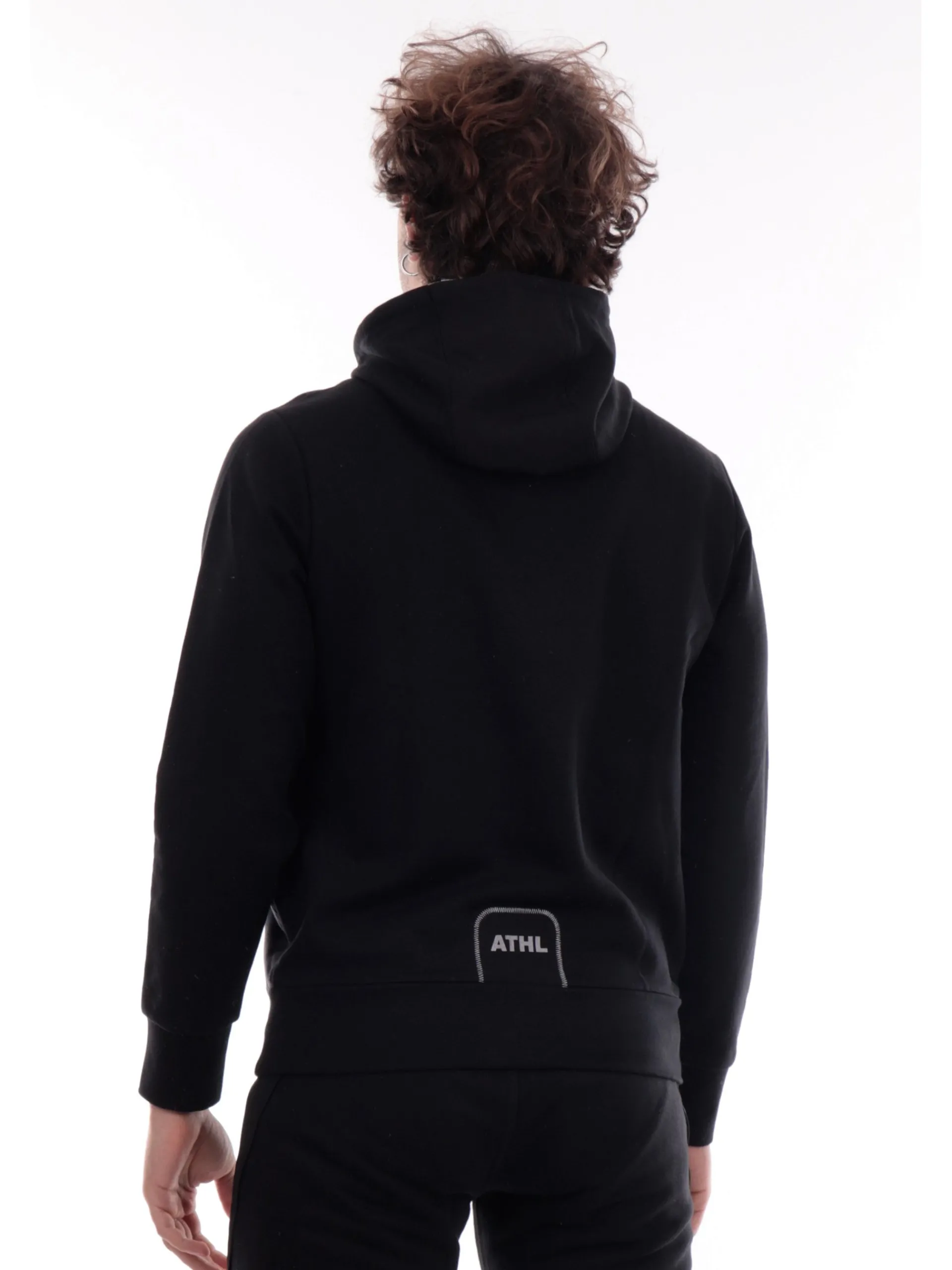 ADMIRAL Felpe*Felpa Athletic Nera da Uomo AD2665