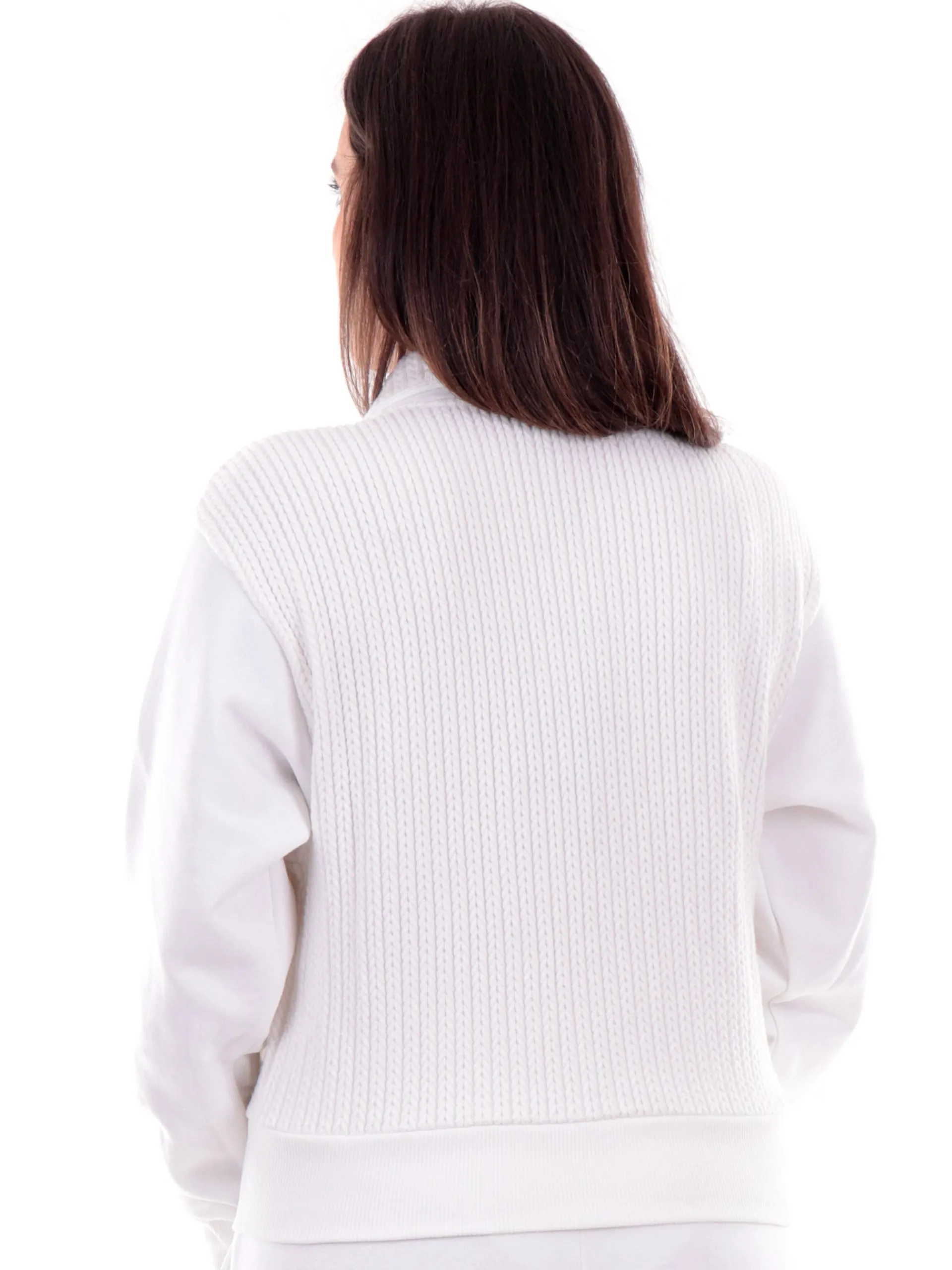 COLMAR Felpe*Felpa bianca da donna full zip 92646YO