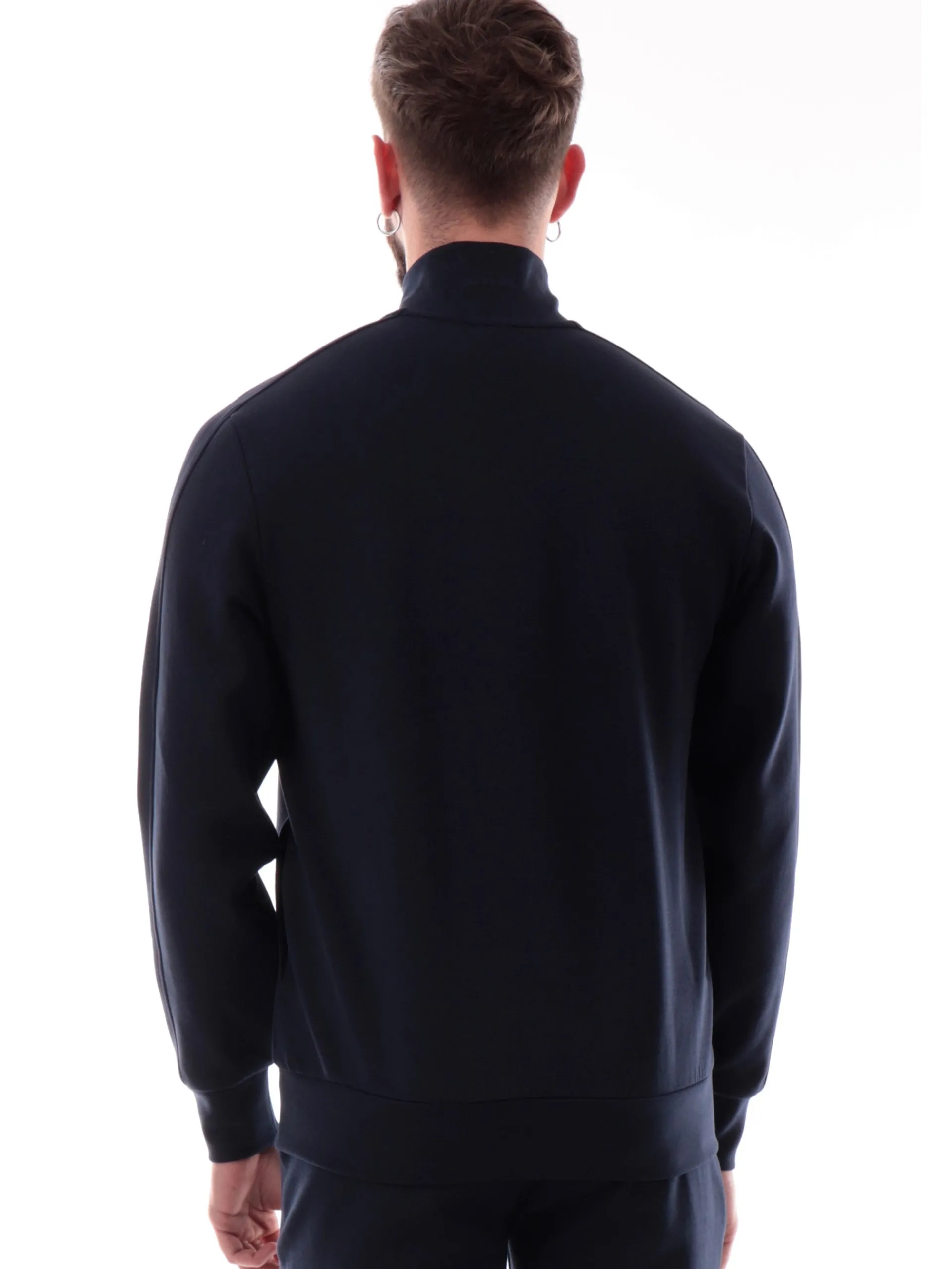 COLMAR Felpe*Felpa blu da uomo full zip con logo sulla manica 61893YV