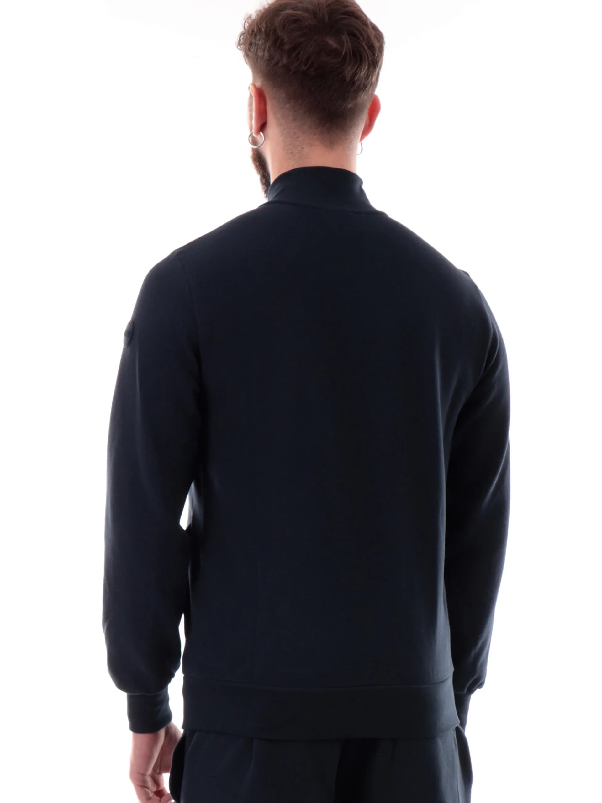 COLMAR Felpe*Felpa blu da uomo full zip con patch gommato 6152R1XL