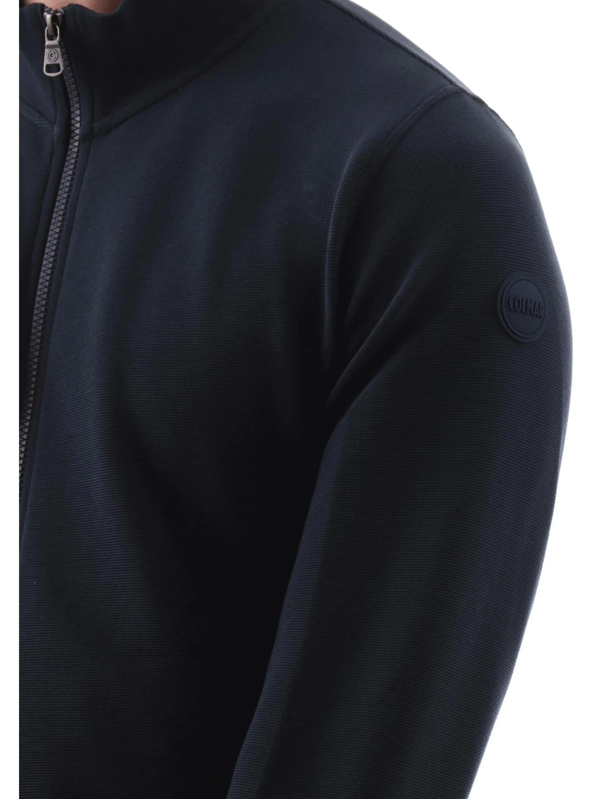 COLMAR Felpe*Felpa blu da uomo full zip con patch gommato 6152R1XL