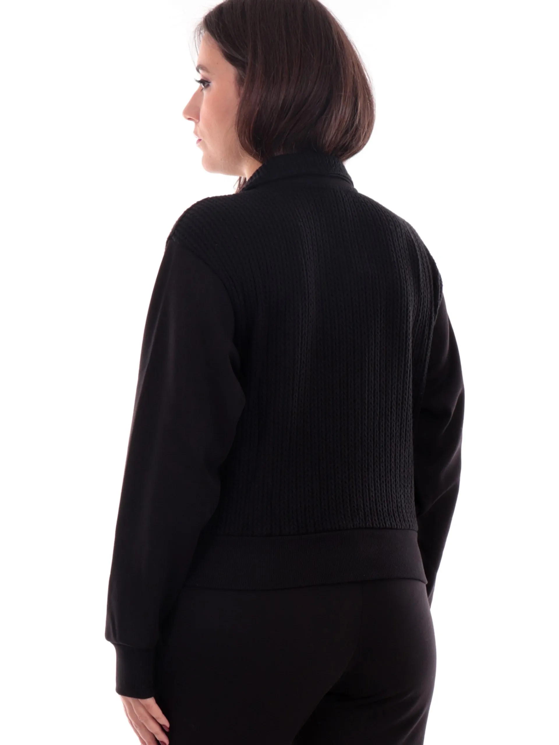 COLMAR Felpe*Felpa nera da donna full zip 92646YO