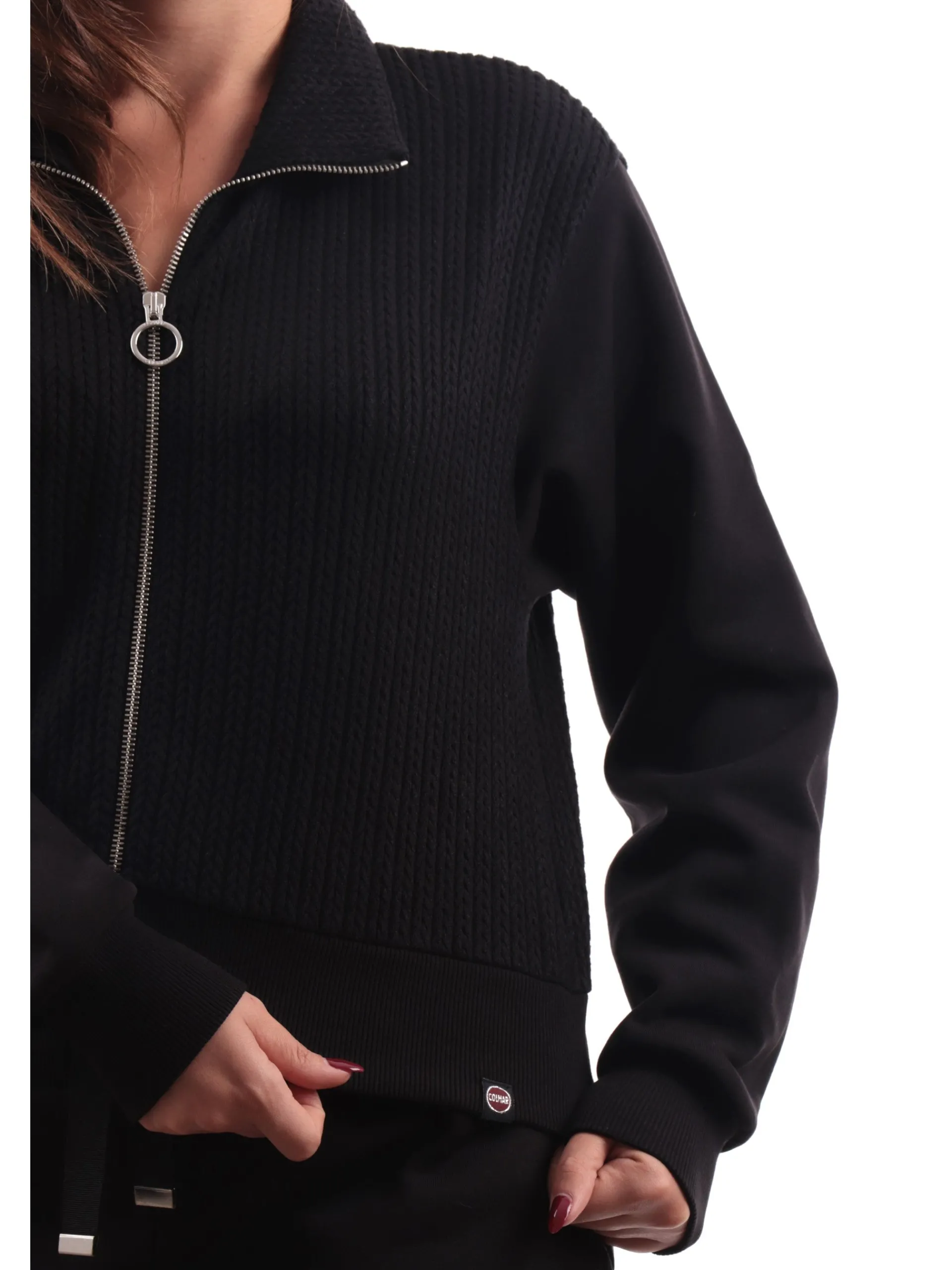 COLMAR Felpe*Felpa nera da donna full zip 92646YO