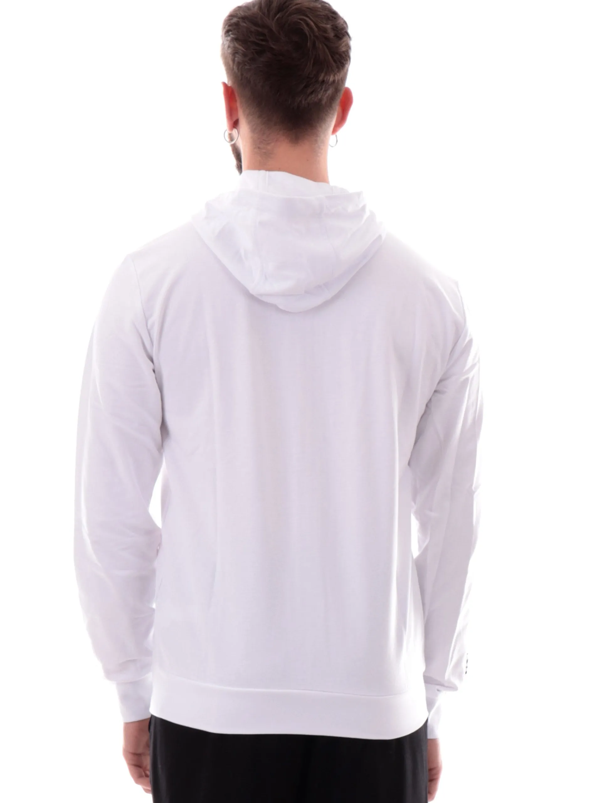 EMPORIO ARMANI 7 Felpe*Felpa Emporio Armani EA7 bianca da uomo full zip con cappuccio 7M000568AF13512 M0003