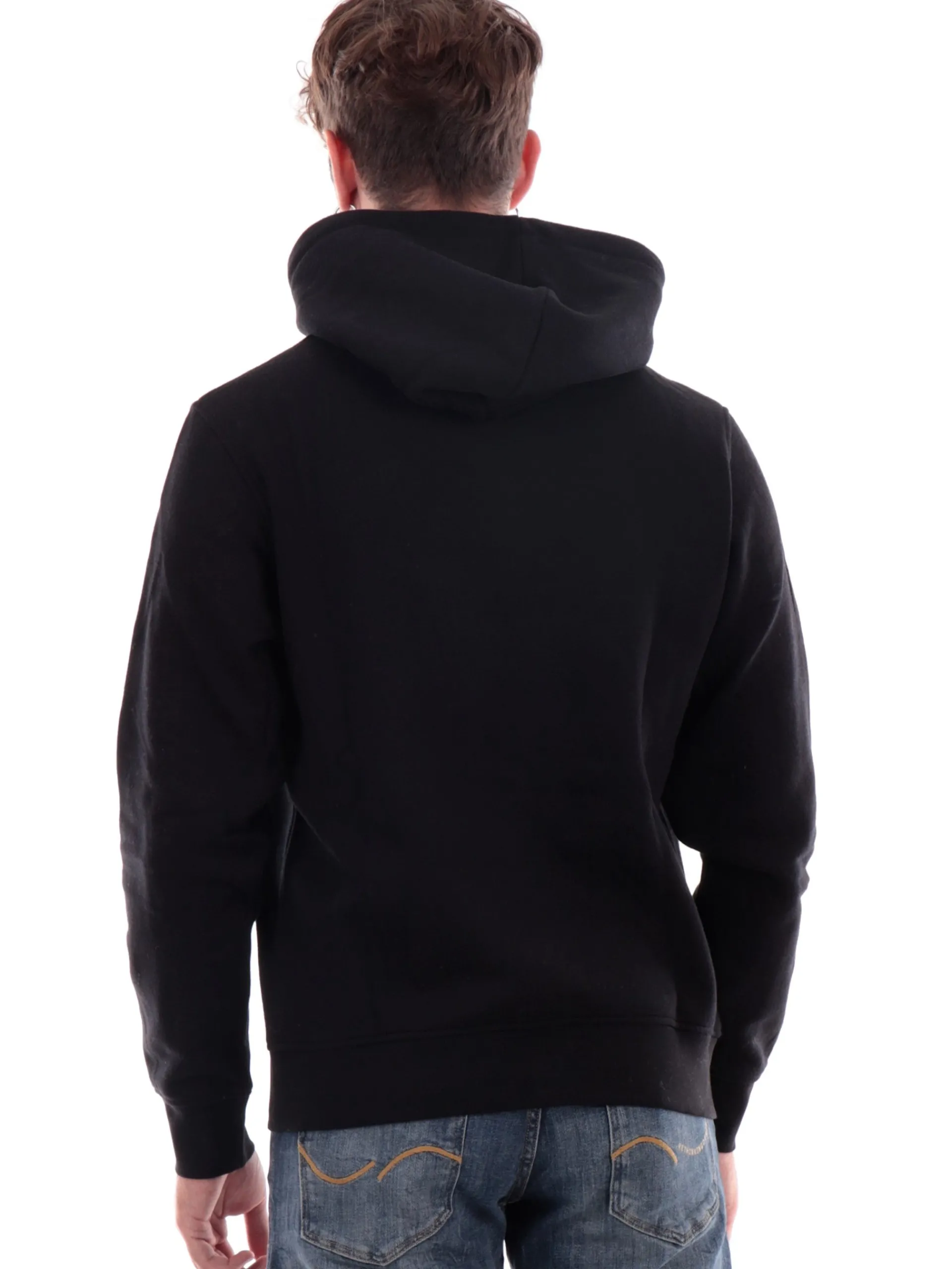 JACK&JONES Felpe*Felpa Jack Jones nera da uomo felpata 12241687