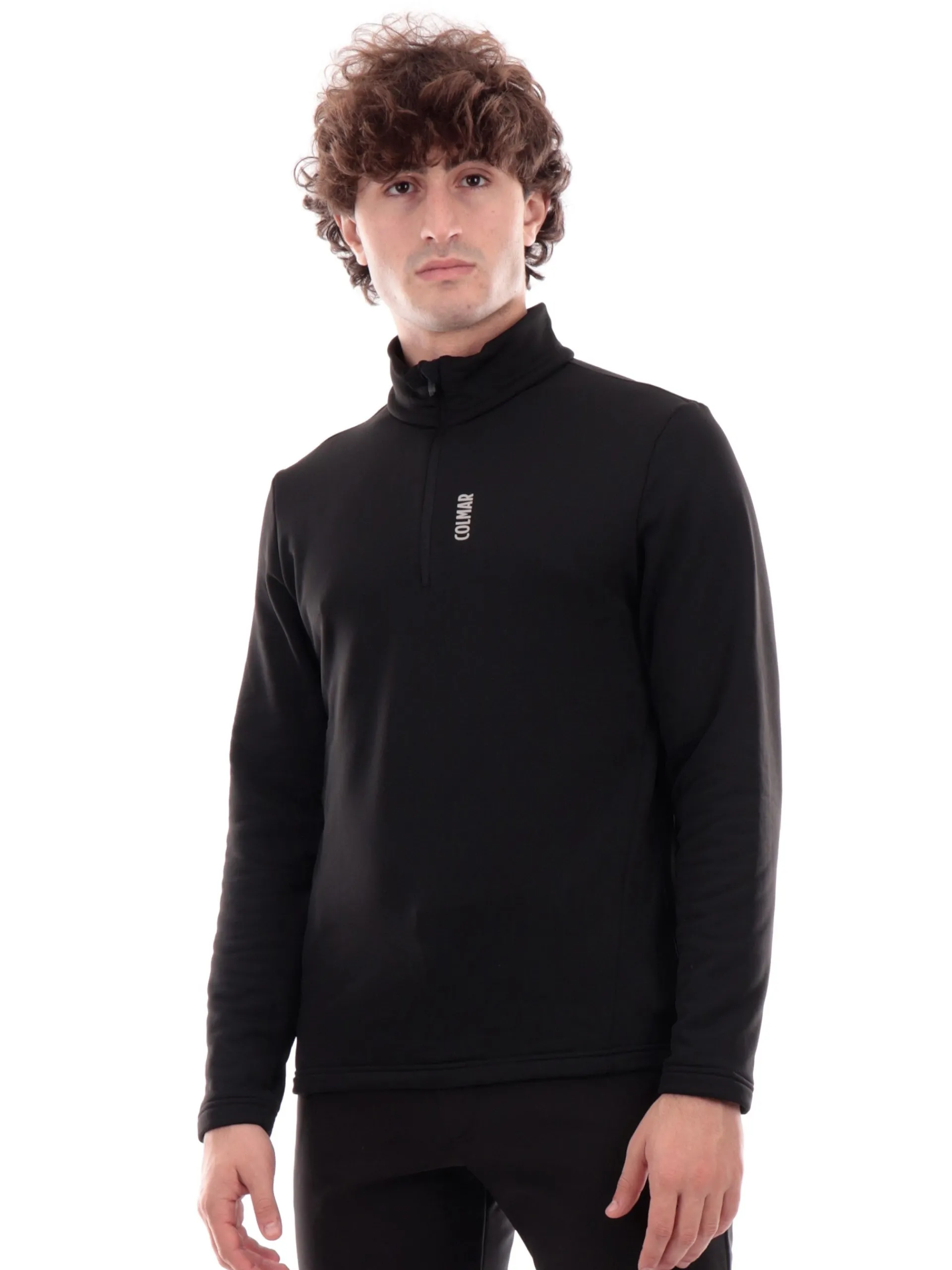 COLMAR NEVE E OUTDOOR Abbigliamento|Maglie*Felpa neve Colmar nera da uomo 83215WU