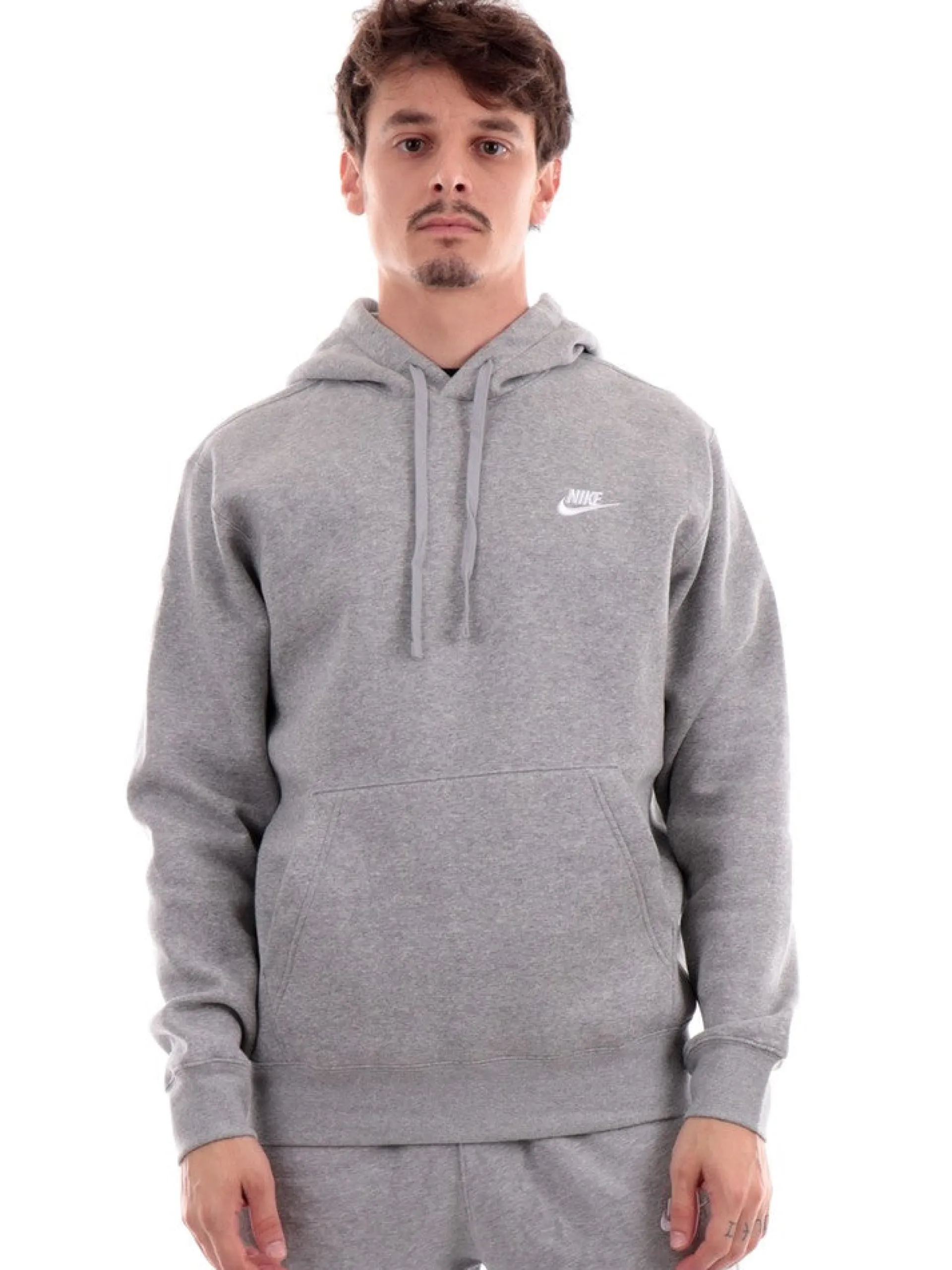 NIKE Felpe*Felpa grigia da uomo Hoodie BV2654