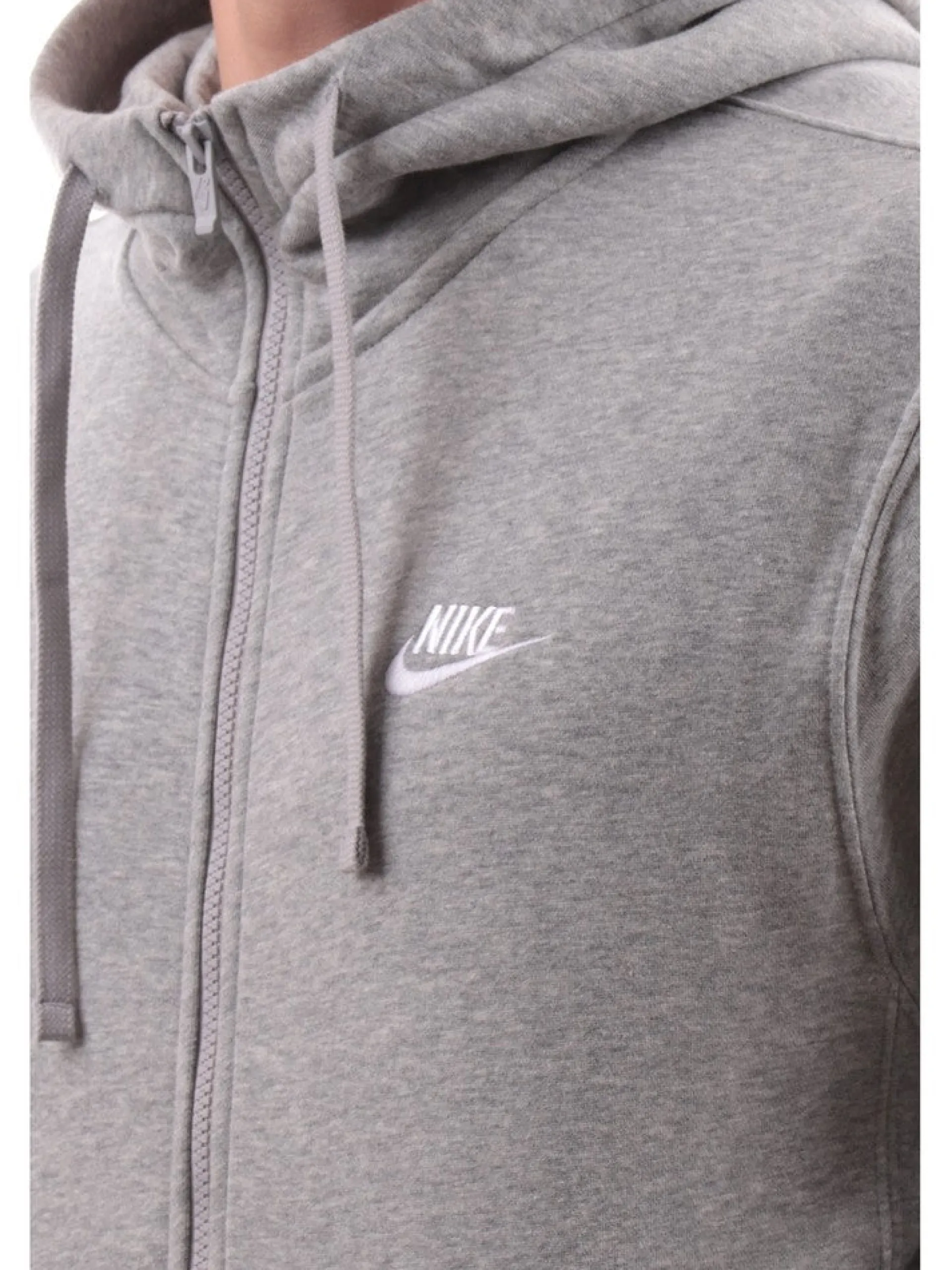 NIKE Felpe*Felpa grigia da uomo full zip BV2645