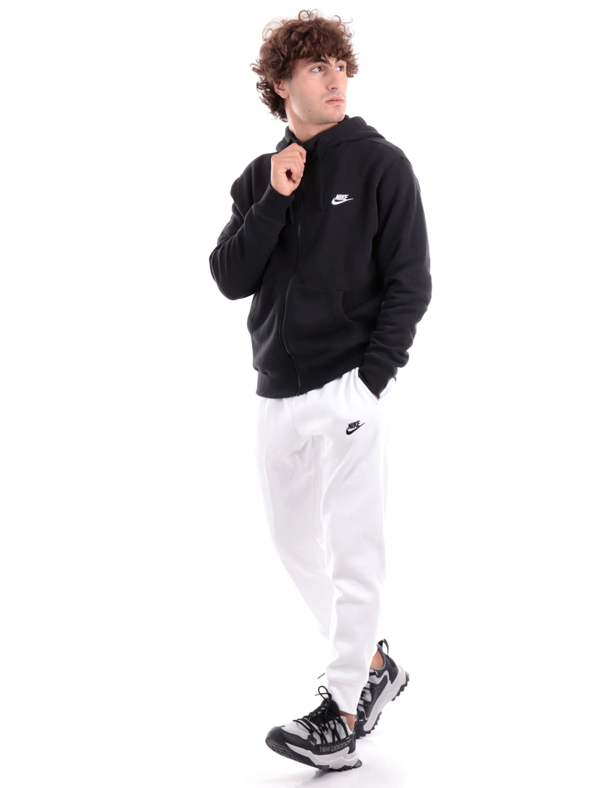 NIKE Felpe*Felpa nera da uomo full zip BV2645