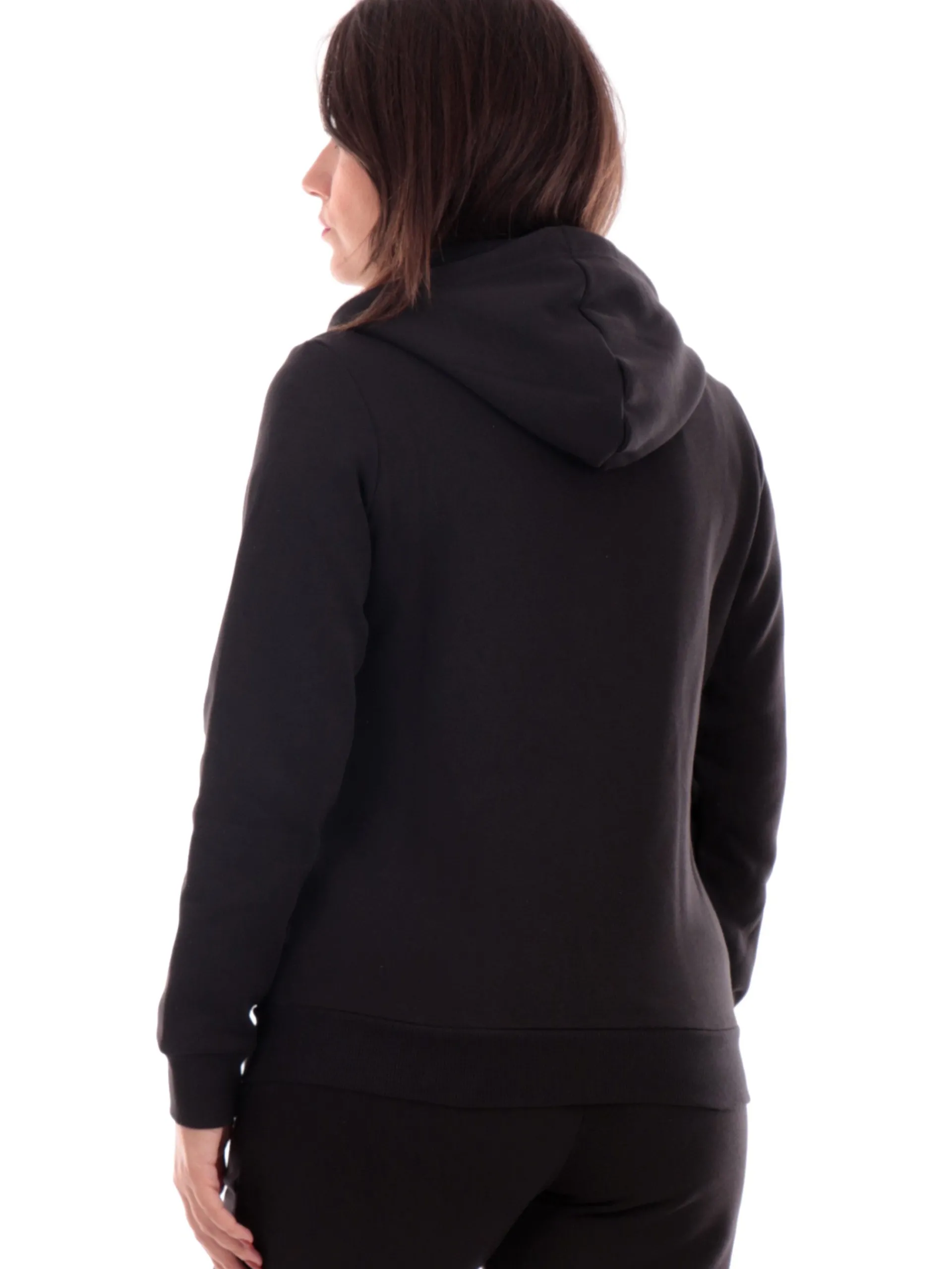 PUMA Felpe*Felpa nera da donna logo con glitter 684768