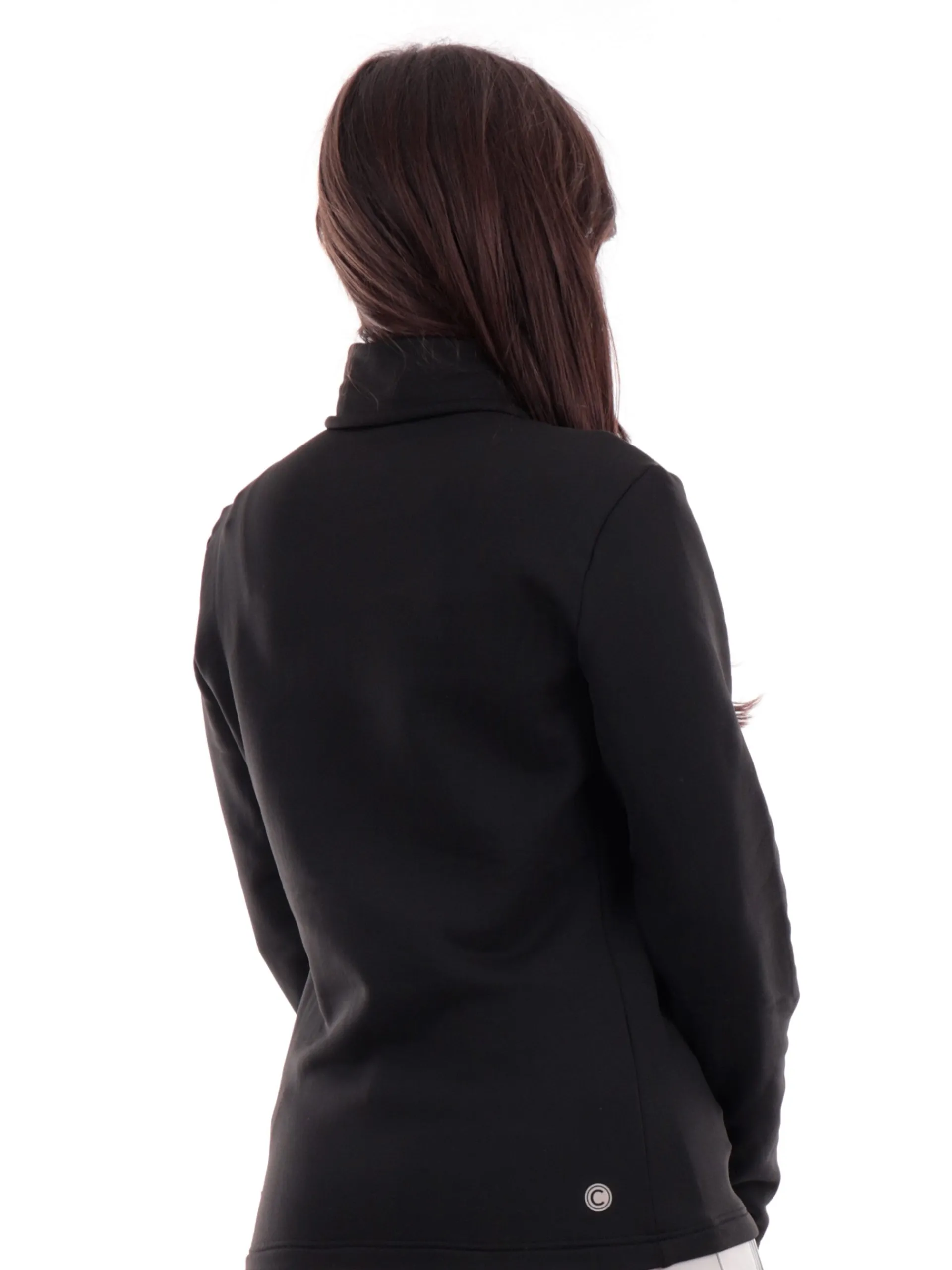 COLMAR NEVE E OUTDOOR Abbigliamento|Maglie*Felpa sci Colmar nera da donna con chiusura full zip 93355WU