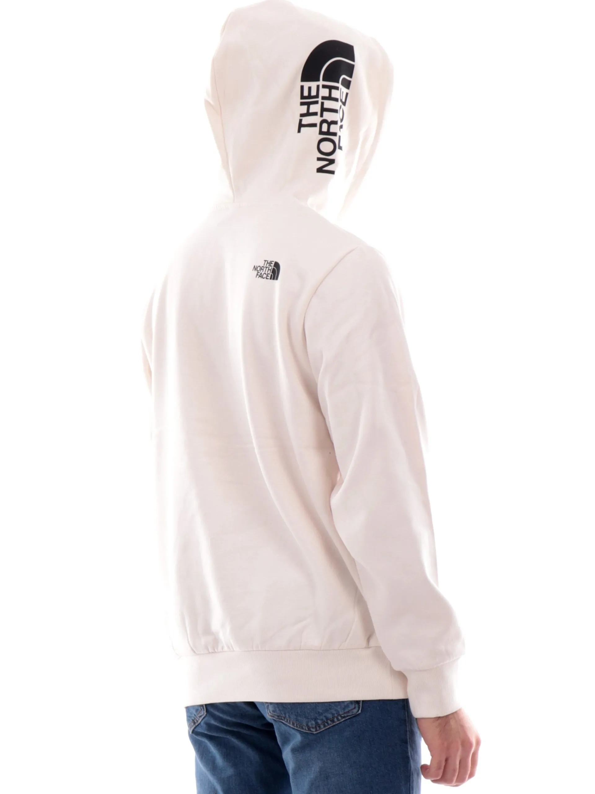 THE NORTH FACE Felpe*Felpa bianca da uomo con cappuccio logato NF0A89EJ