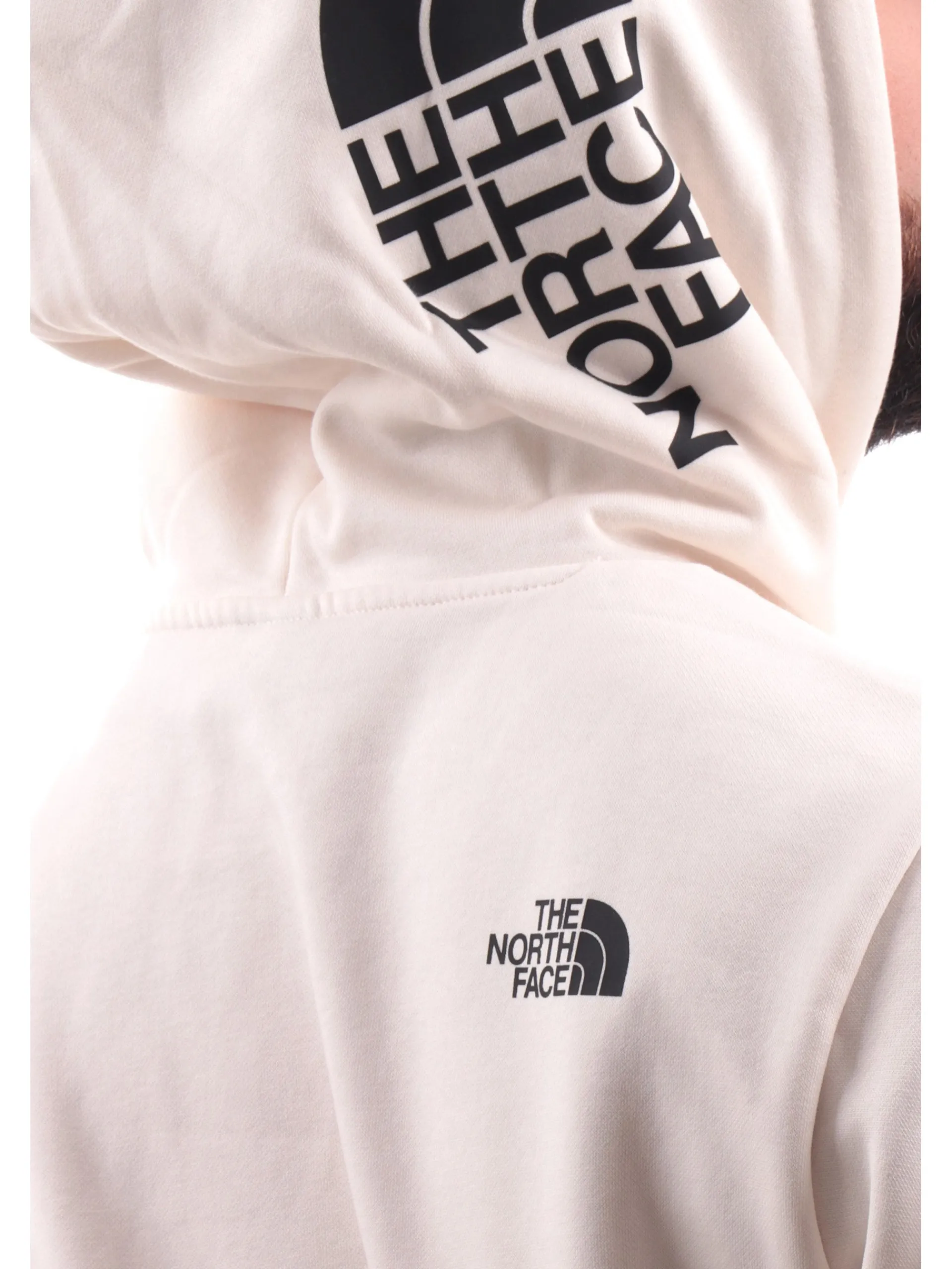 THE NORTH FACE Felpe*Felpa bianca da uomo con cappuccio logato NF0A89EJ