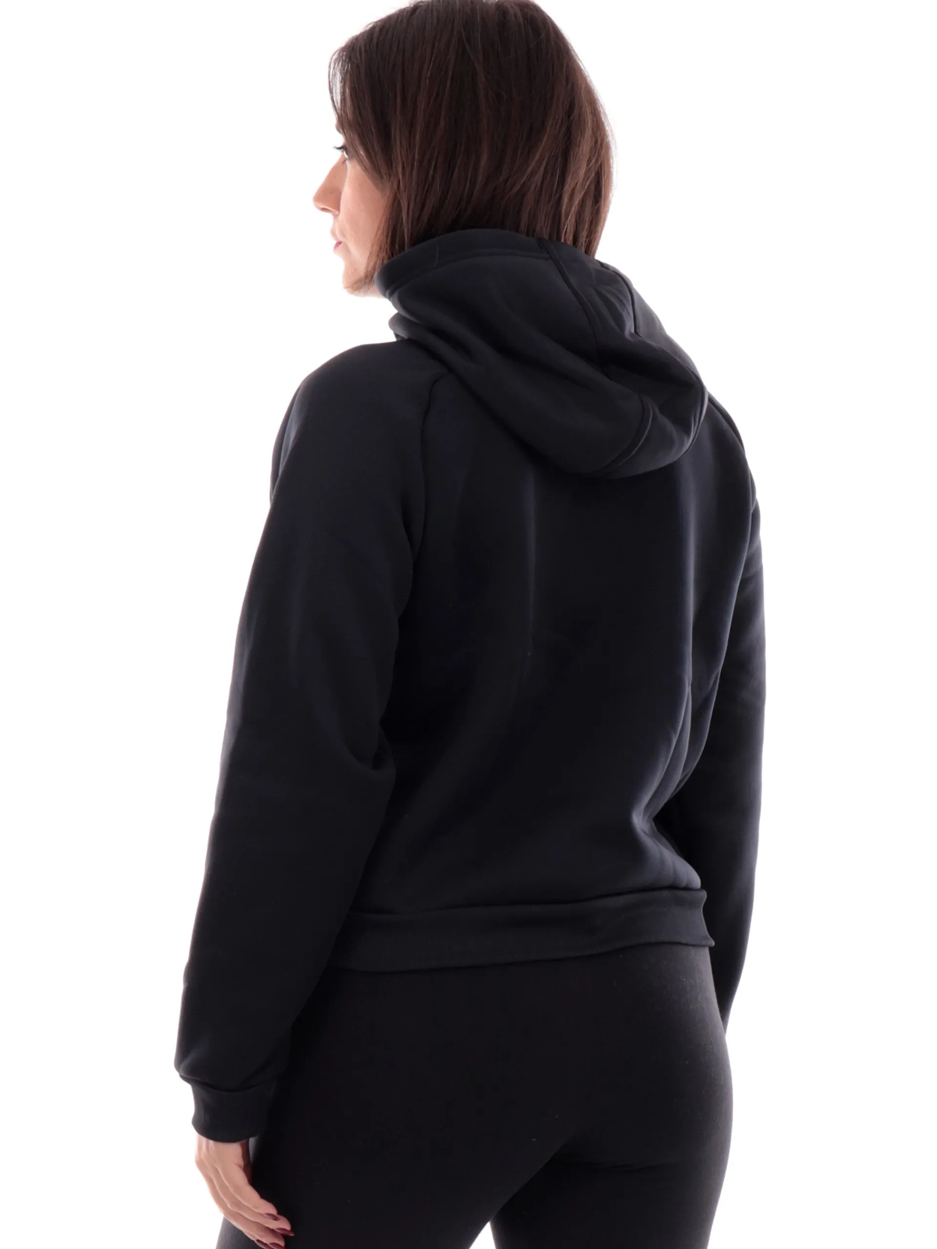 UNDER ARMOUR Felpe*Felpa nera da donna interno in pile 13865040