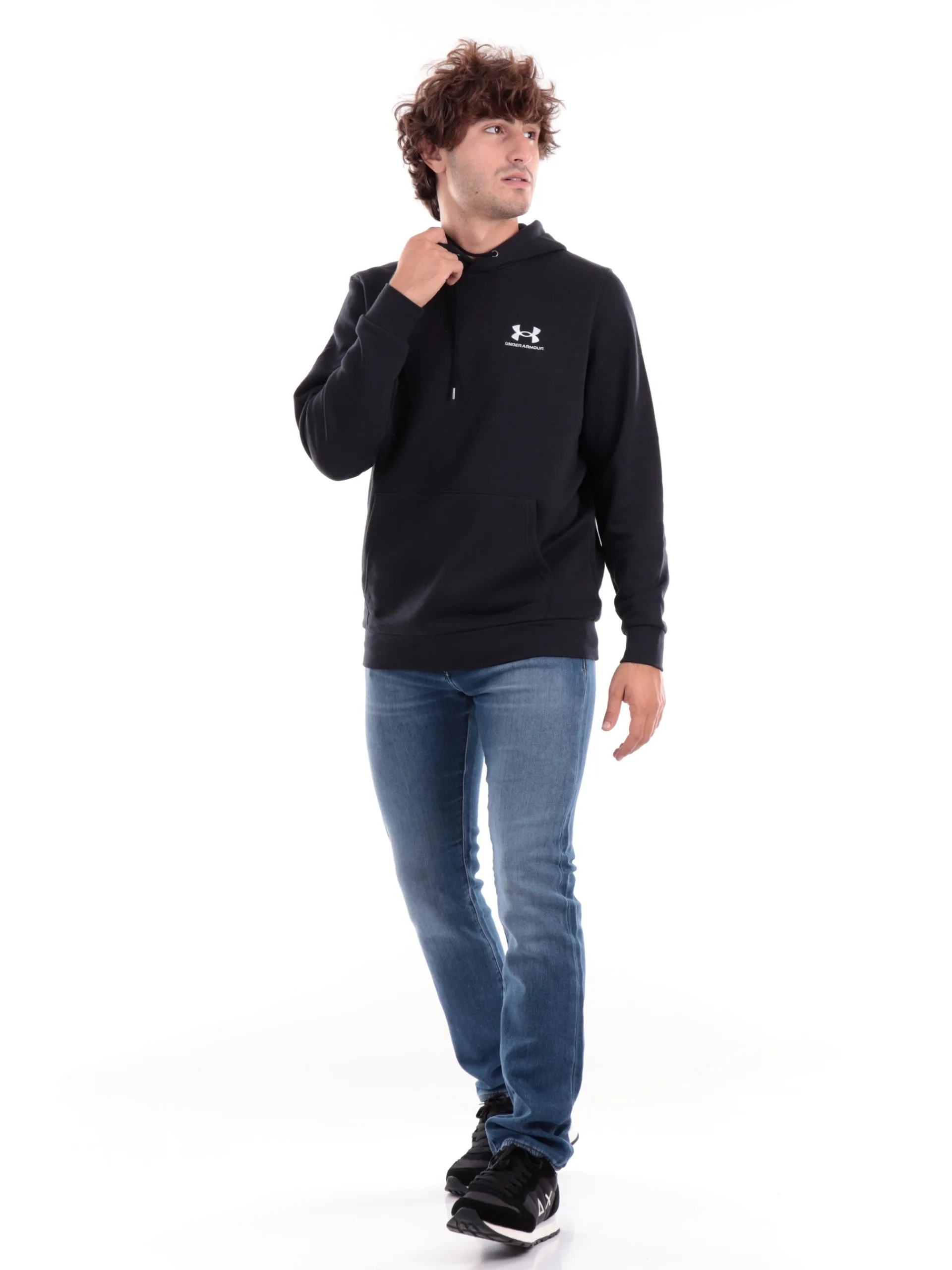 UNDER ARMOUR Felpe*Felpa nera da uomo 13738800