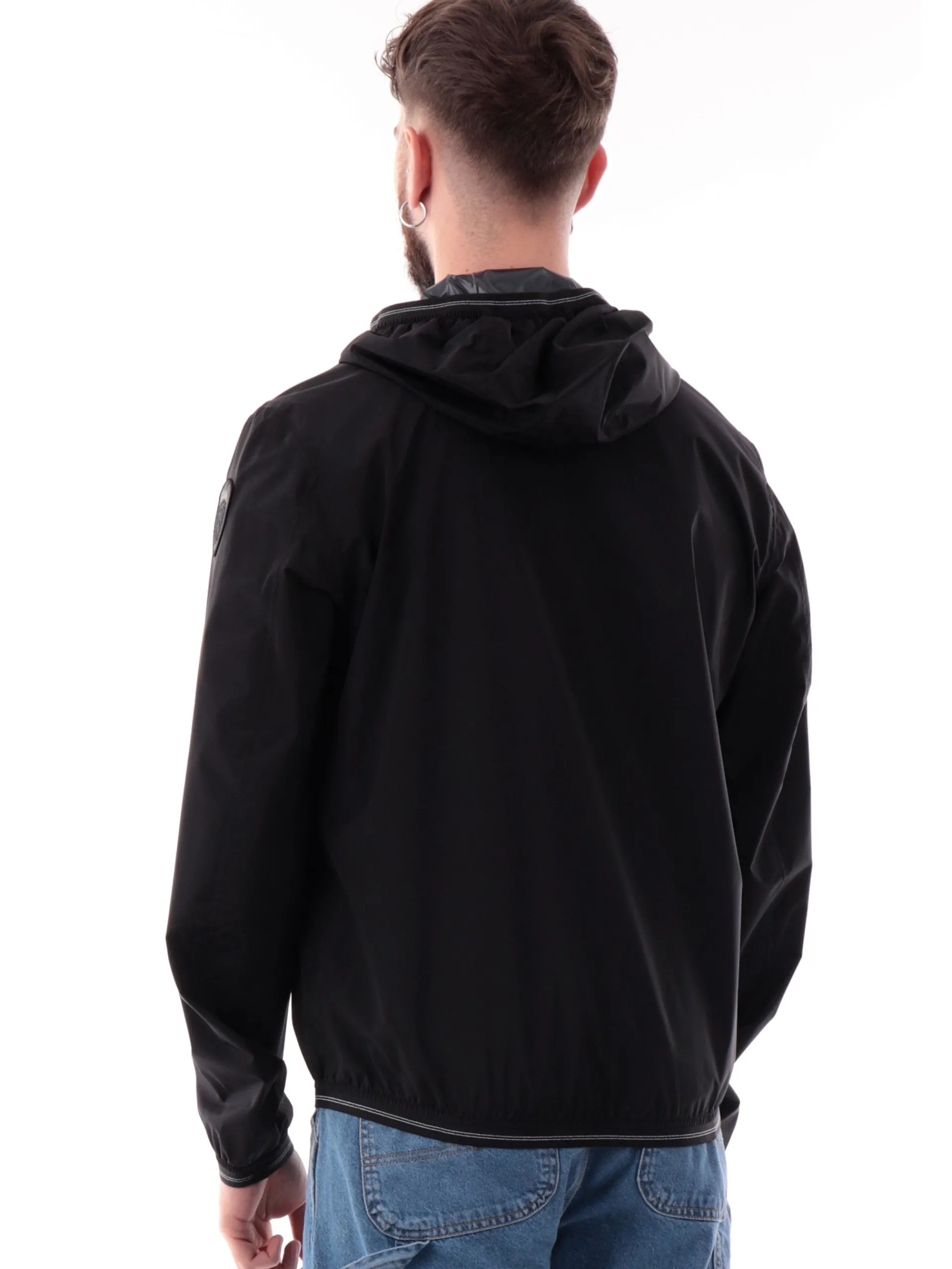 BLAUER Giubbini*Giacca Farrin nera da uomo tessuto tecnico C11541007110