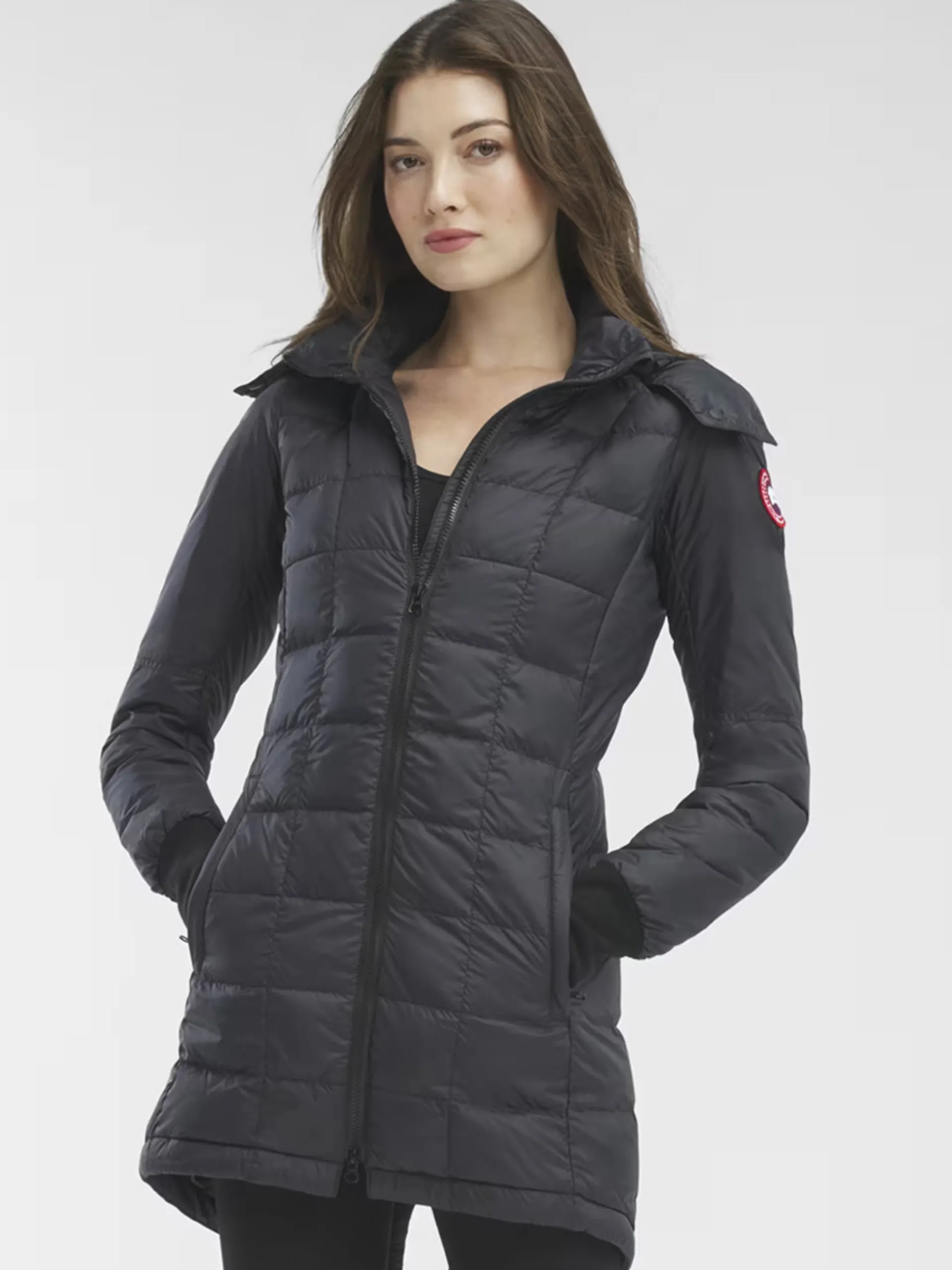 CANADA GOOSE Giubbotti*Giacca Ellison Jacket nera da donna lunga 2209