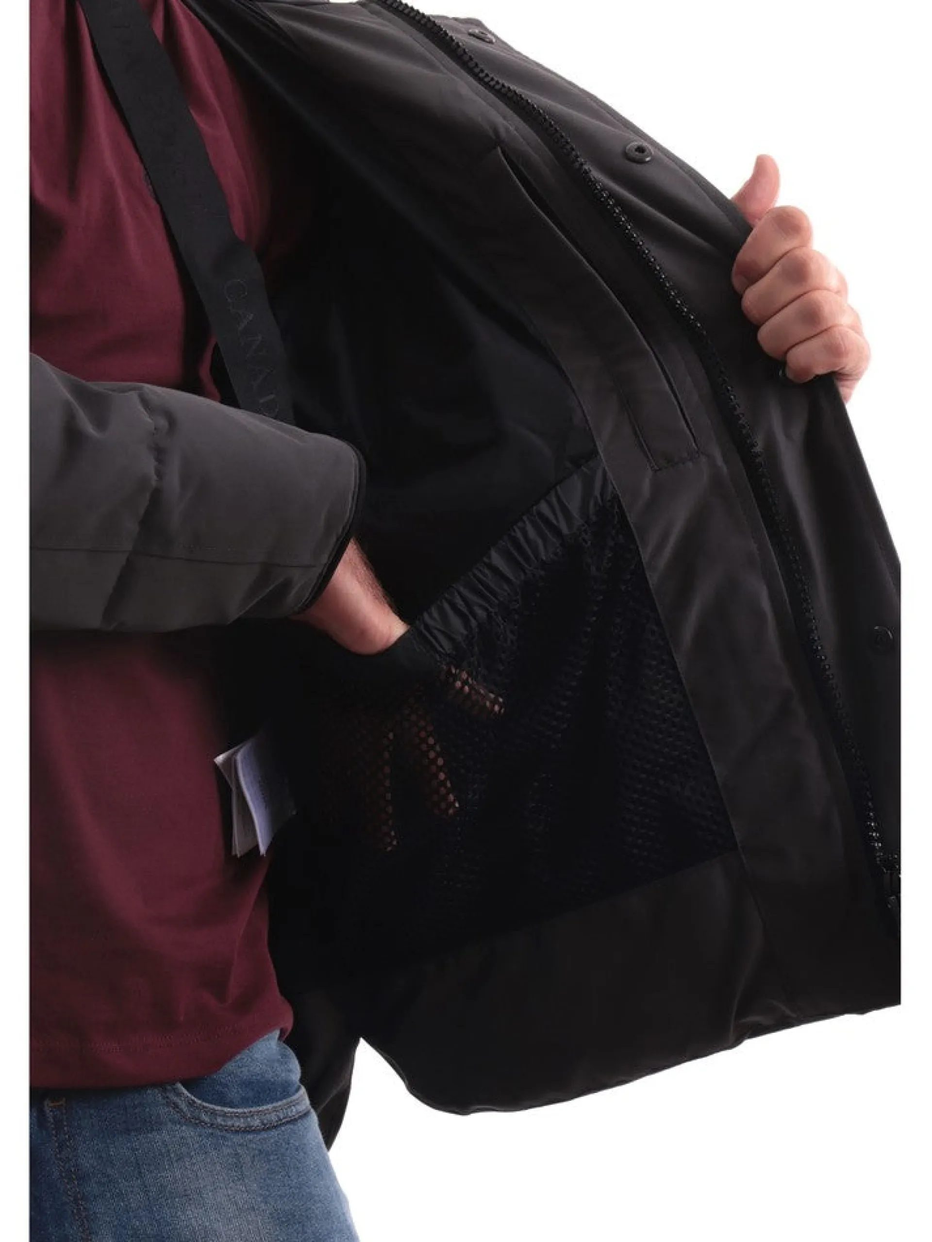 CANADA GOOSE Giubbotti*Giacca uomo Macmillan Parka Reset Grigia da Uomo 2080M66