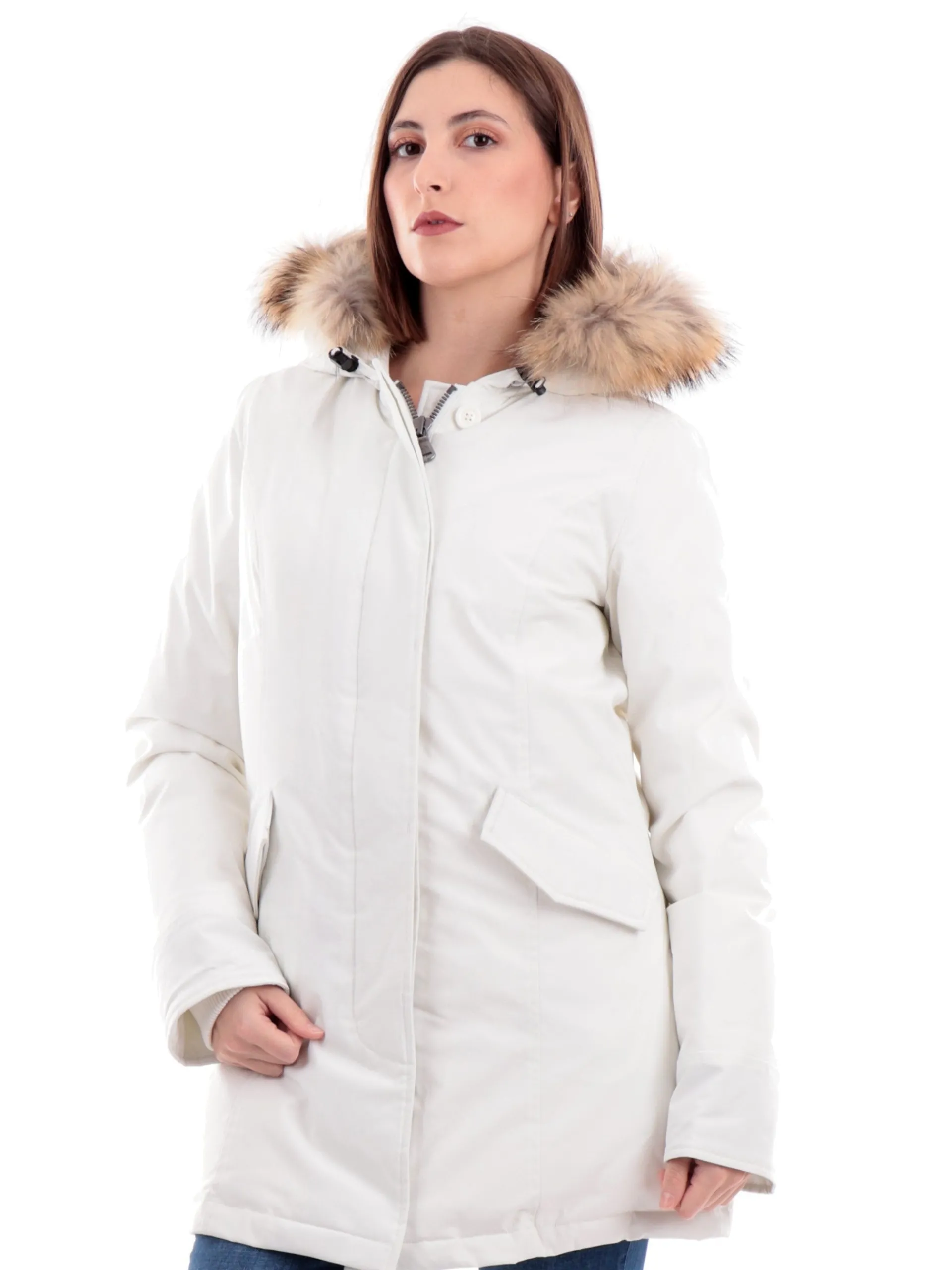 CANADIAN Giubbotti*Giacca bianca da donna Fundybay Tech GCM01WTECH