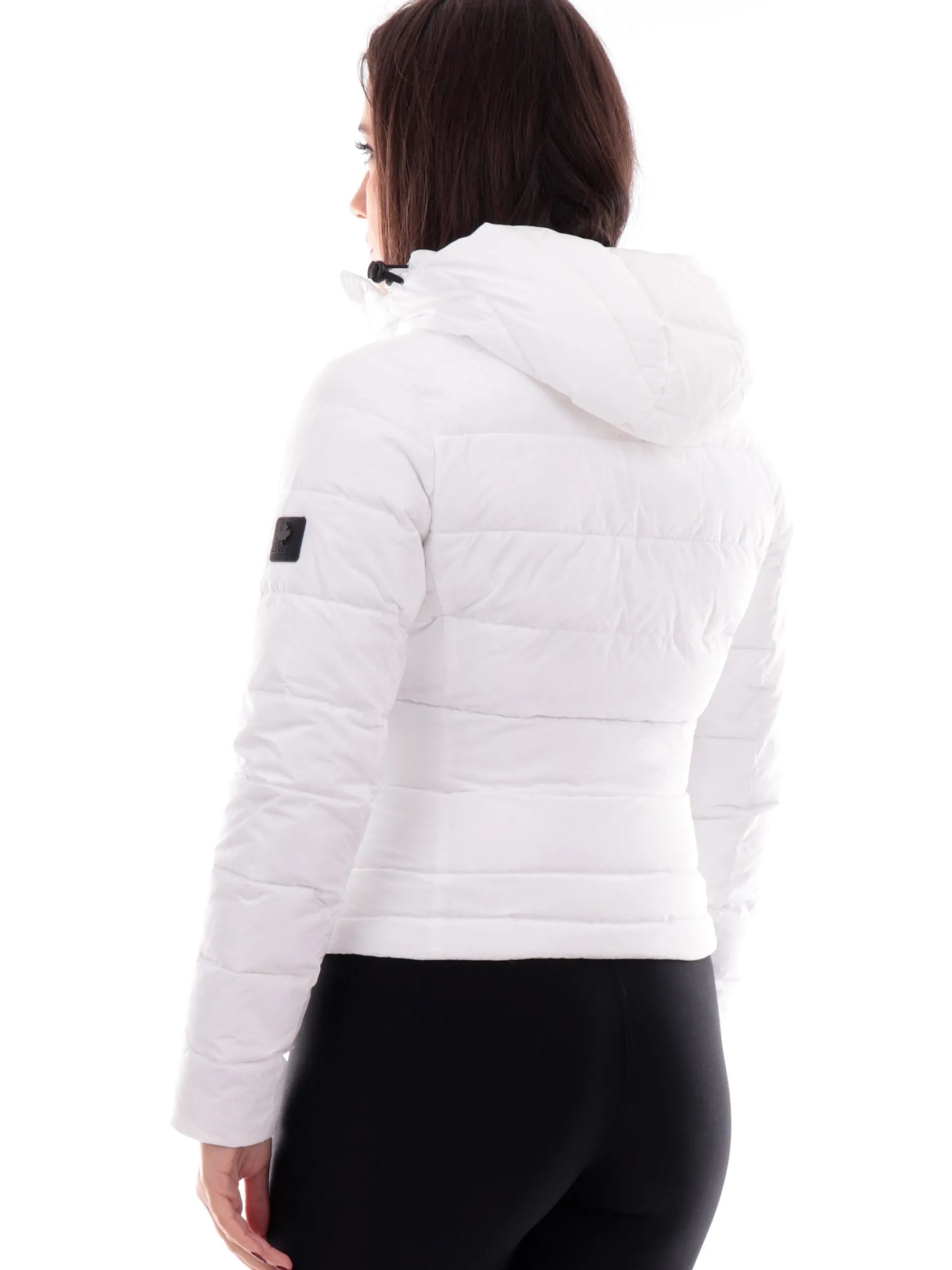 CANADIAN Giubbini*Giacca bianca Simcoe Short 2 da donna tessuto trapuntato G224081W