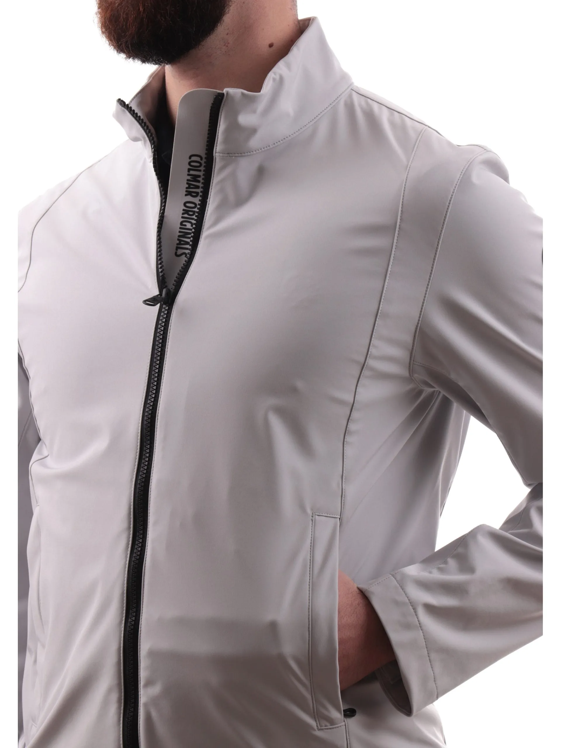 COLMAR Giubbini*Giacca grigia tecnica da uomo full zip 18166WV