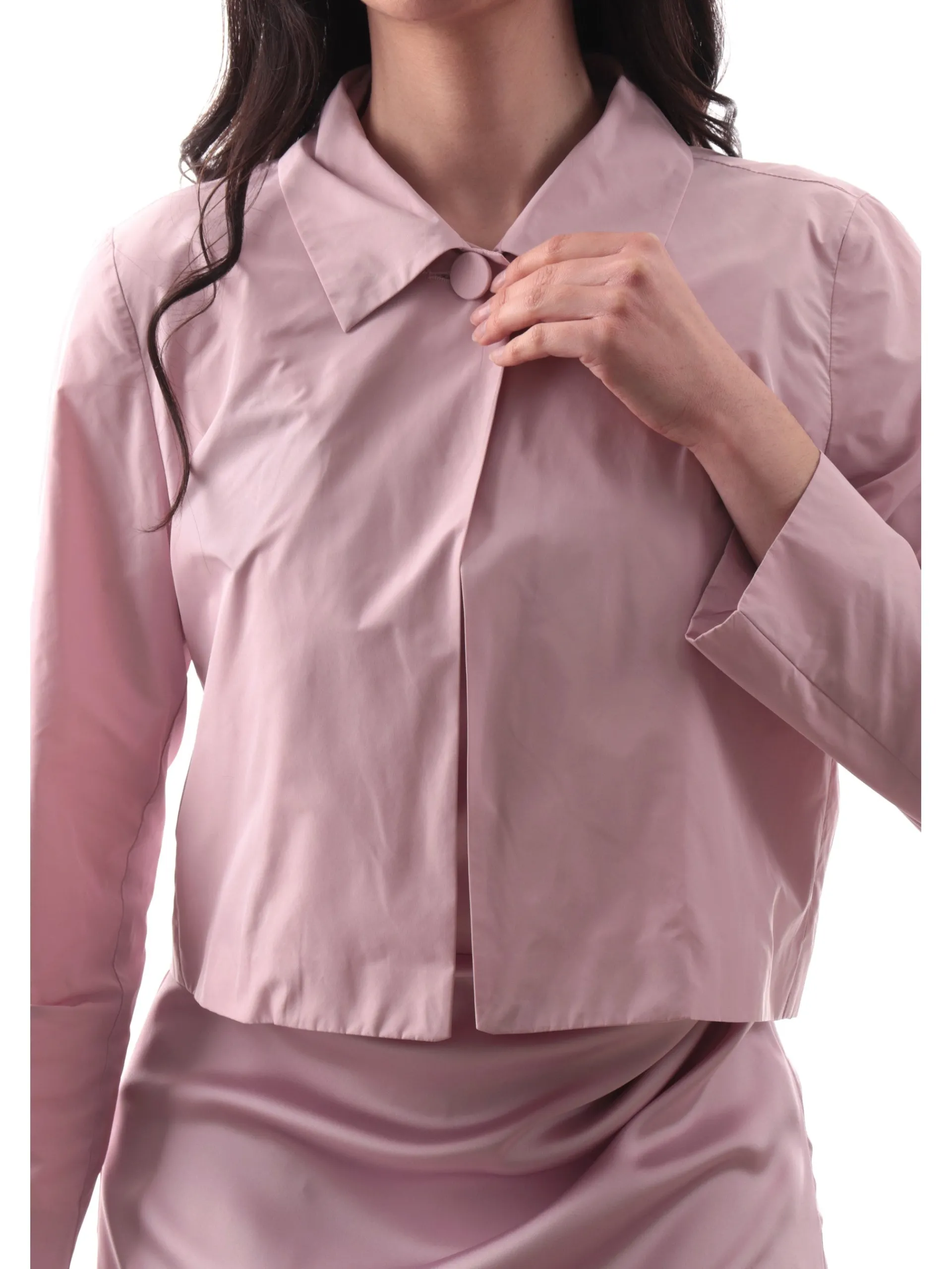 EMME MARELLA Giacche*Giacca Rosa da donna Corta con bottone e colletto
