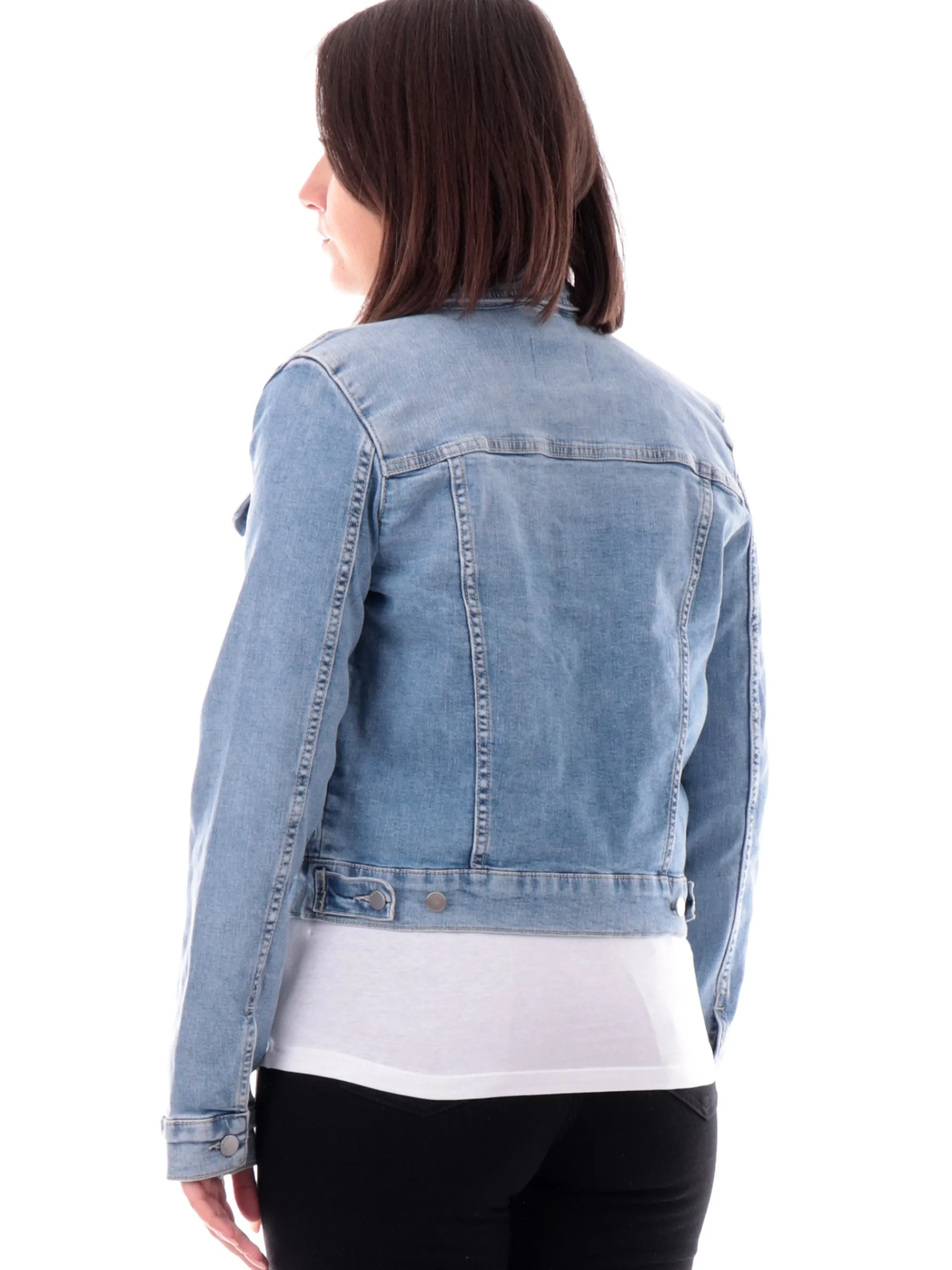 GUESS Giubbini*Giacca jeans Donna Delya Trucker W5RN01D5L71