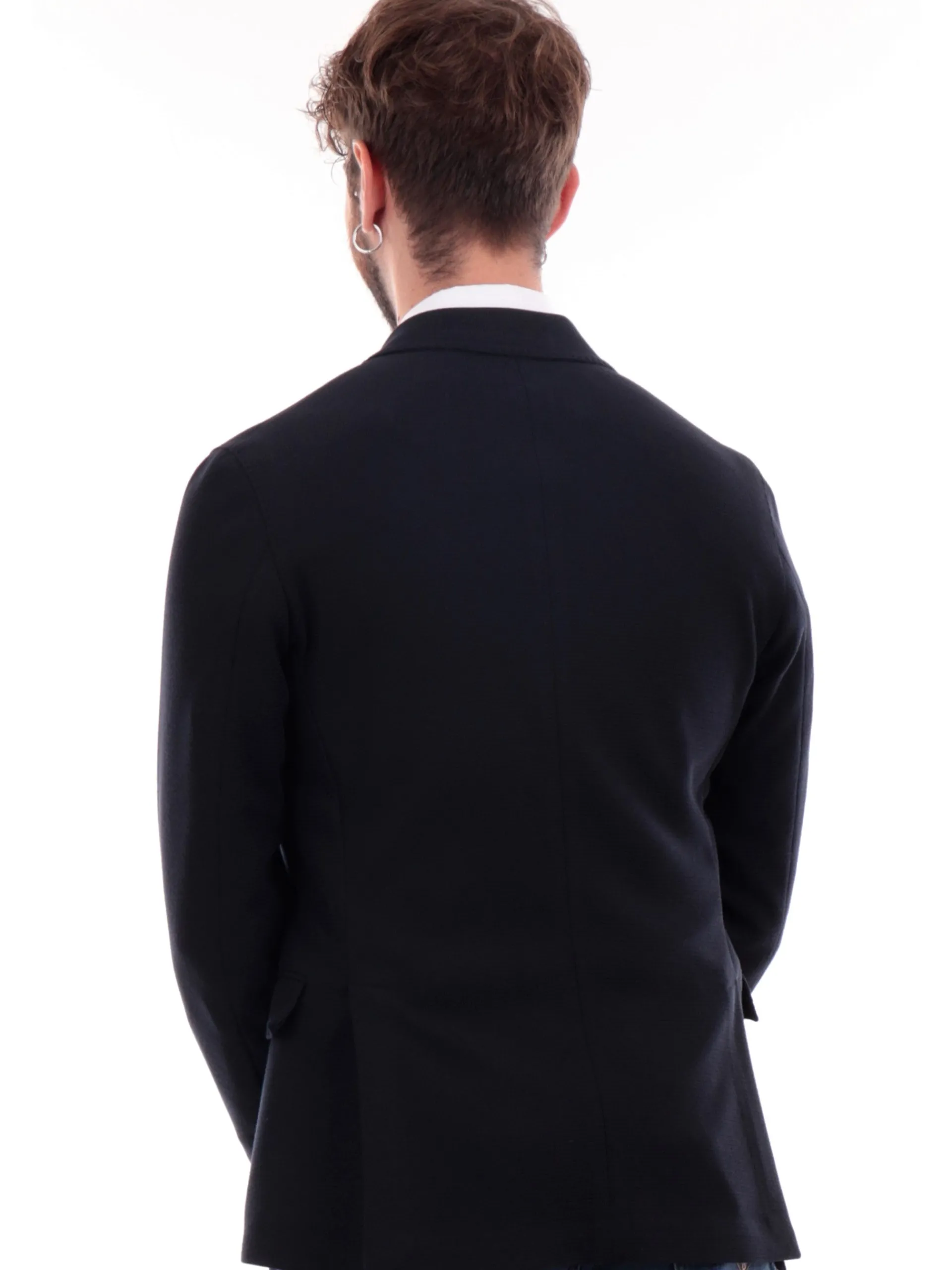 MULISH Giacche*Giacca blu da uomo jersey ADEGKS990