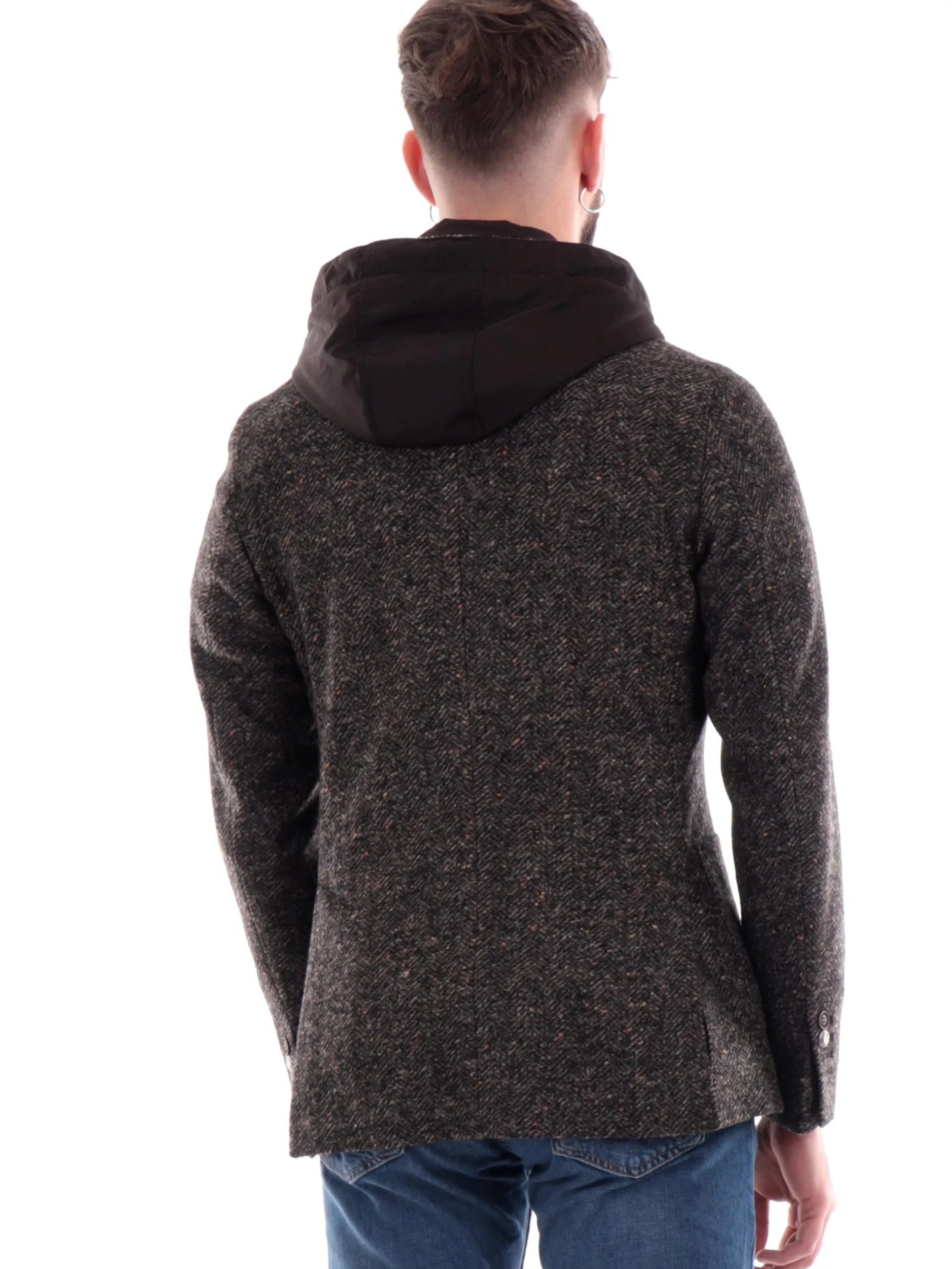 MULISH Giacche*Giacca marrone da uomo con gilet interno removibile MORFEUSGKS992