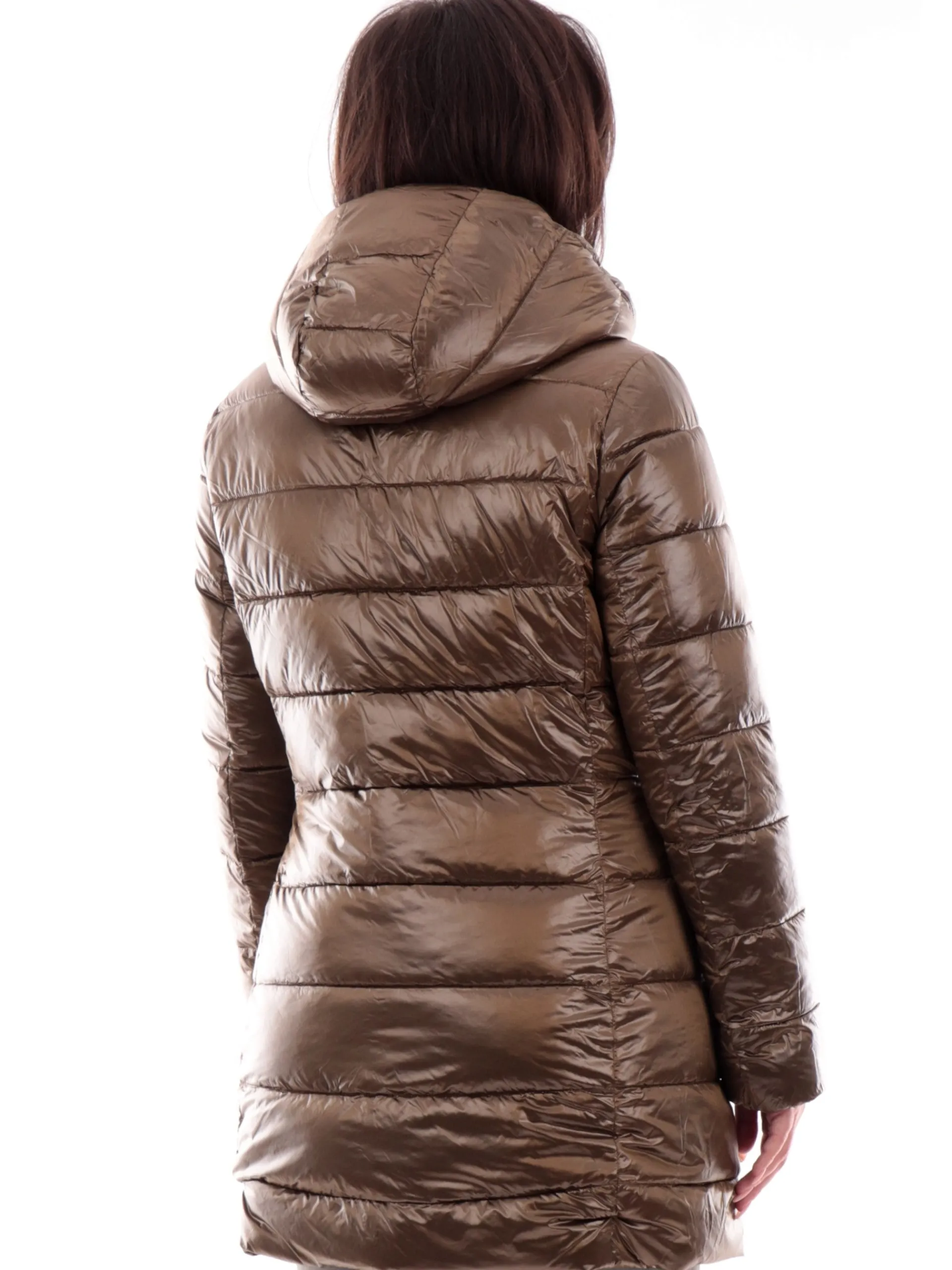 MUSEUM Giubbini*Giacca Daisy reversibile nera e oro da donna JA10NY890