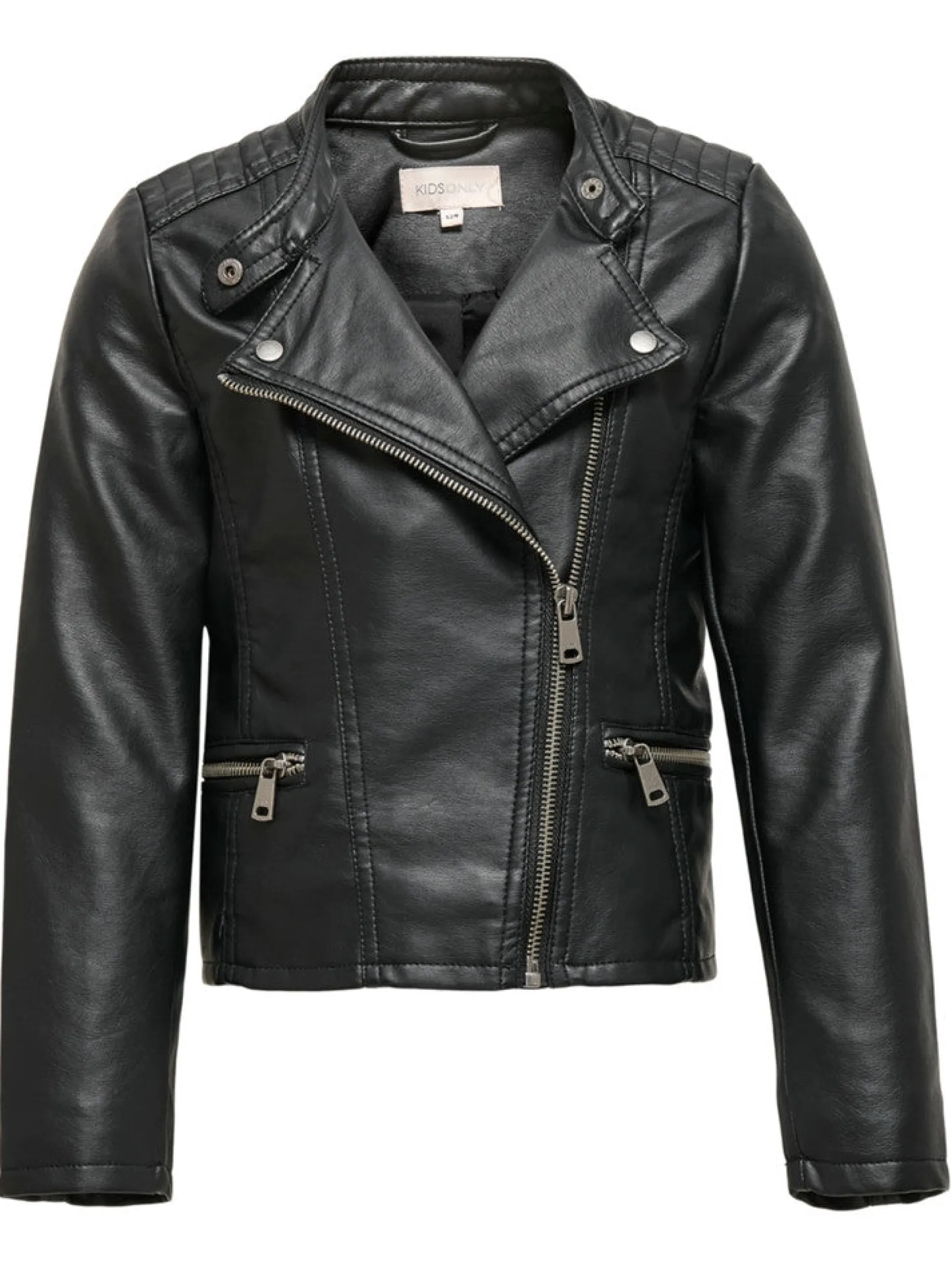 ONLY Capispalla*Giacca nera da bambina Faux Leather Biker 15198182