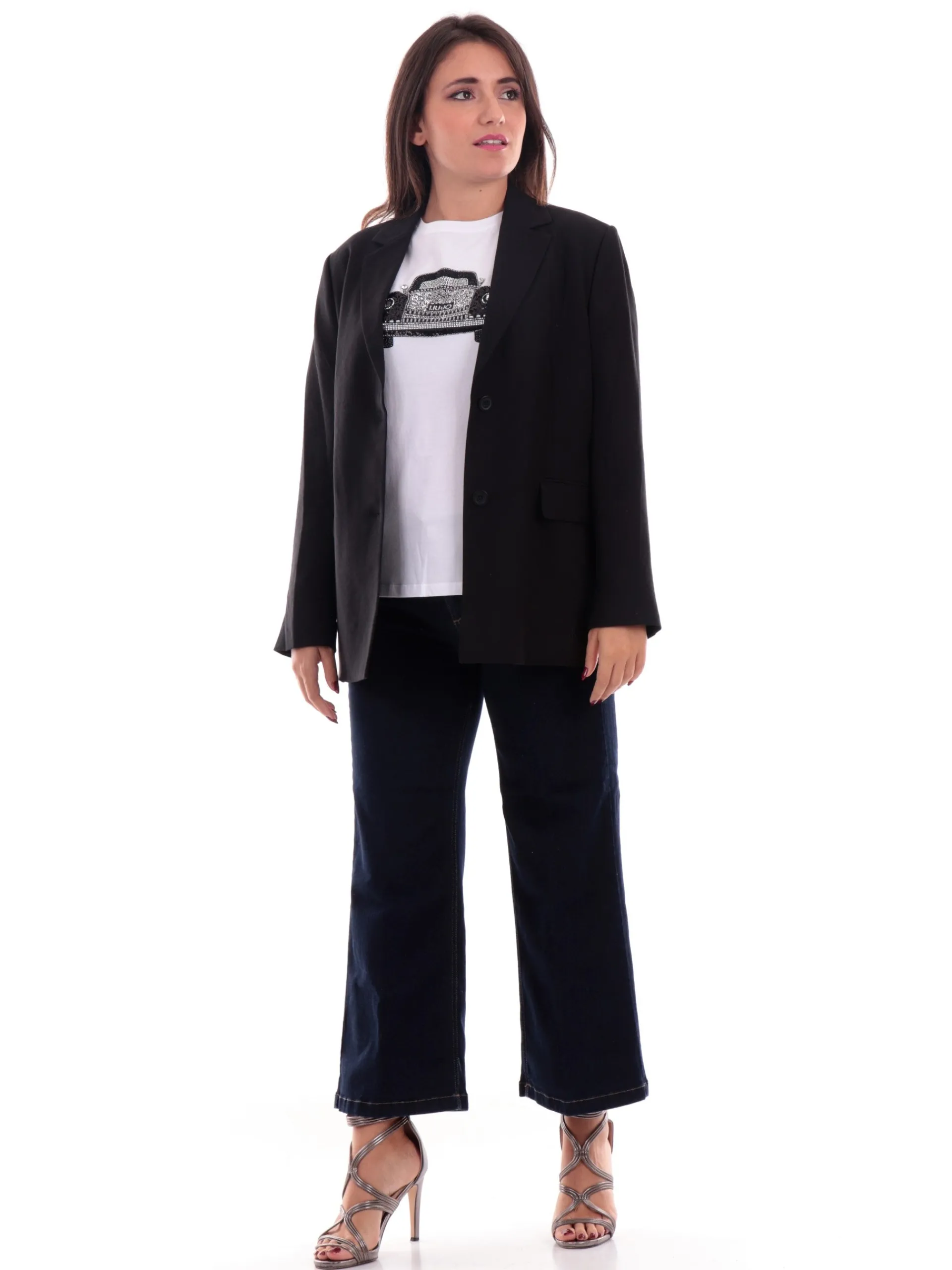 CALVIN KLEIN Giacche*Giacca over nera da donna elegante J20J223926