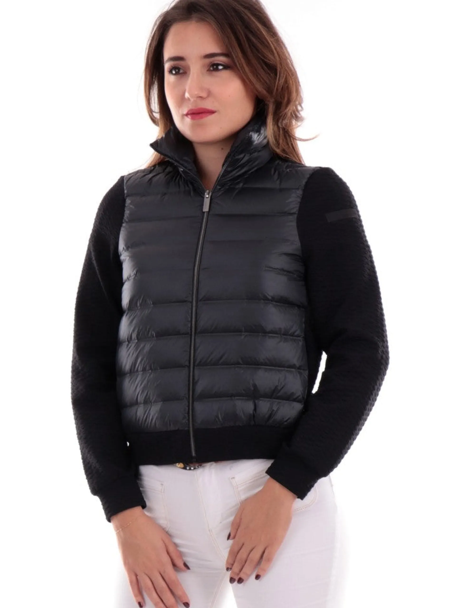 RRD Maglie*Giacca Donna Roberto Ricci Design Nera inserto piumino Superball W2364610
